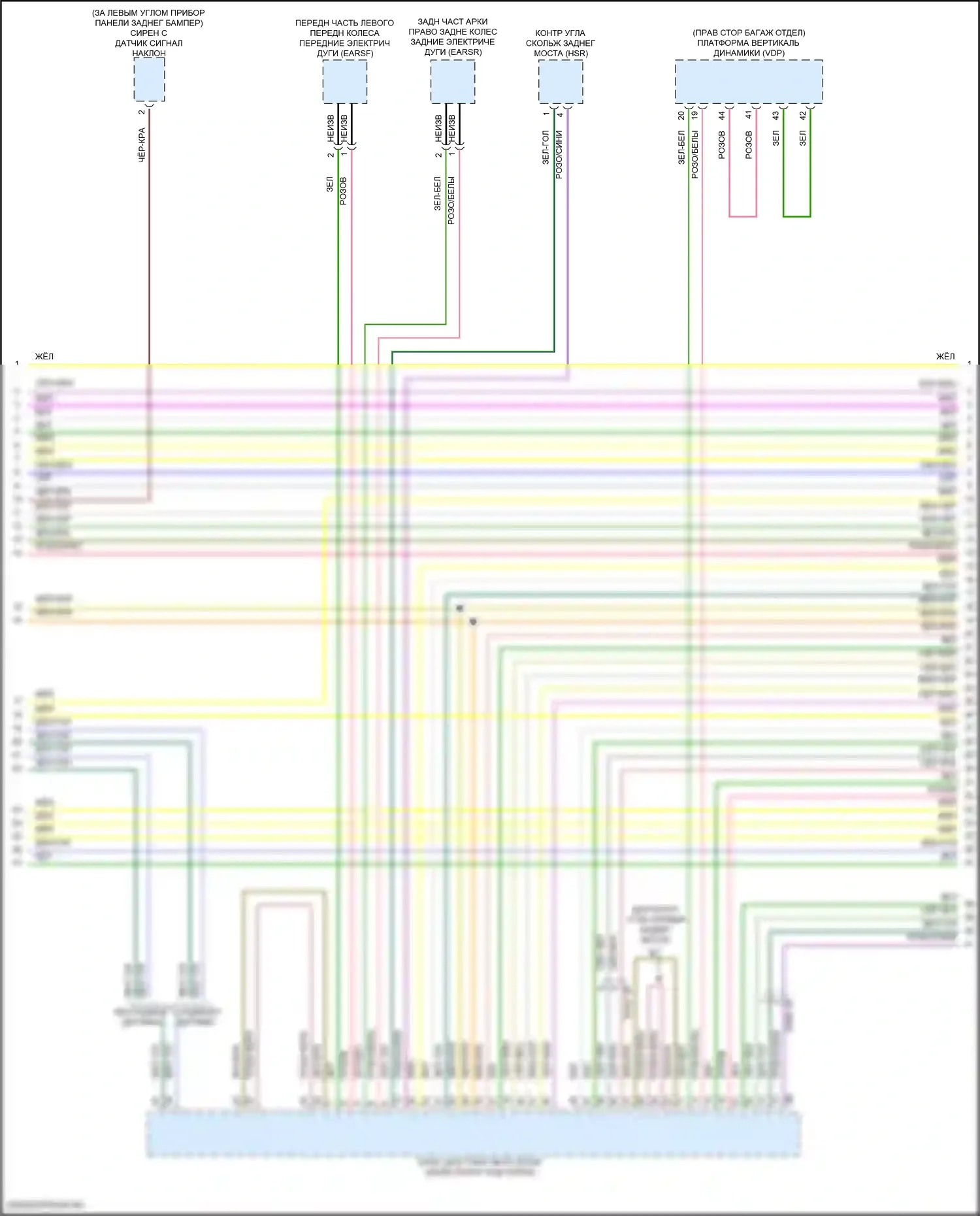 i7 BMW I (2022-2024): Электросхема шины высокого/низкого уровня (6 из 19) 