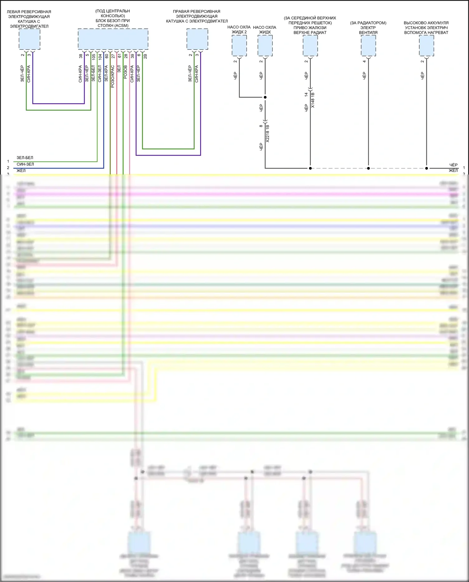 i7 BMW I (2022-2024): Электросхема шины высокого/низкого уровня (8 из 19) 