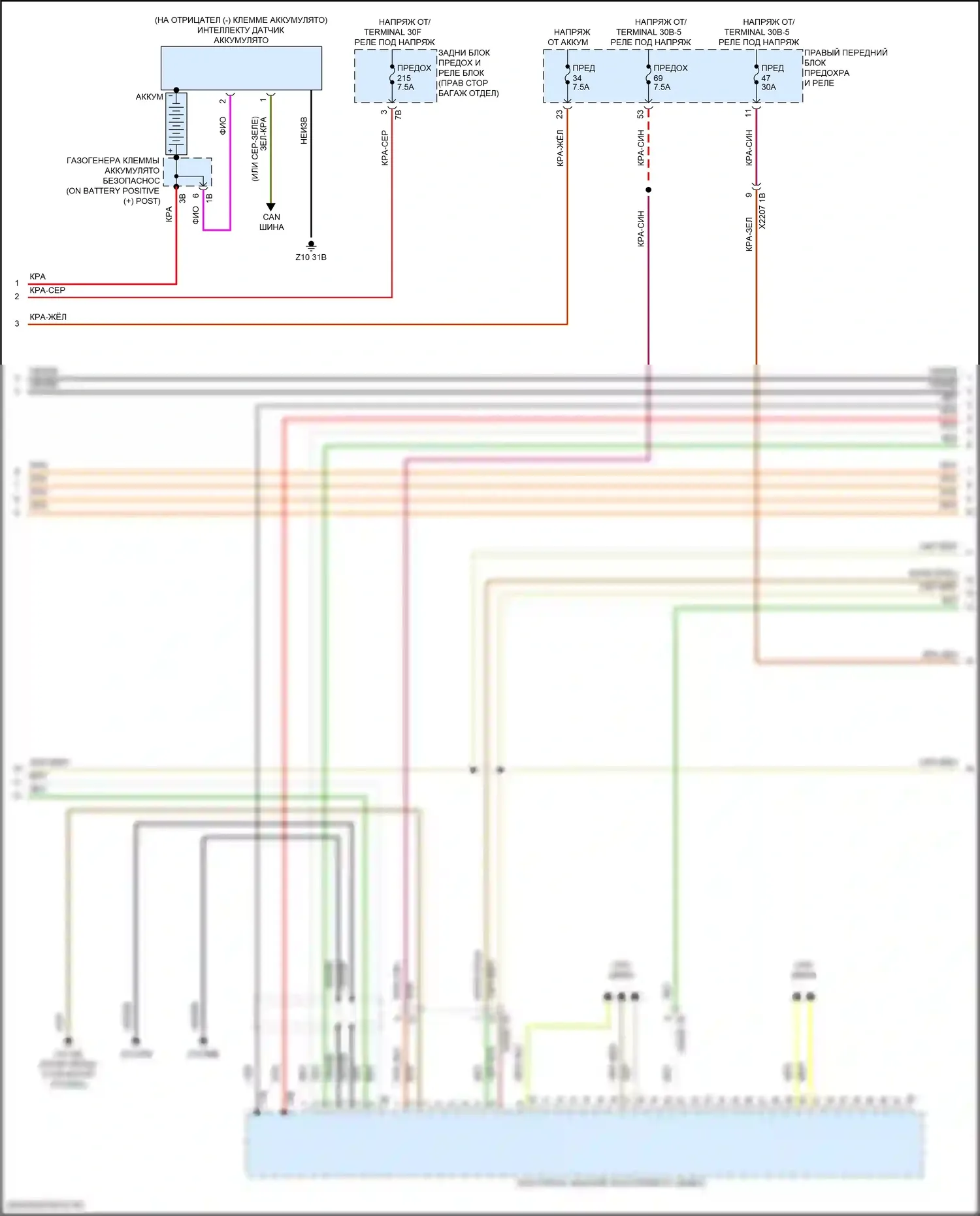 i7 BMW I (2022-2024): Электросхема электрическая двигателя (2 из 14) 