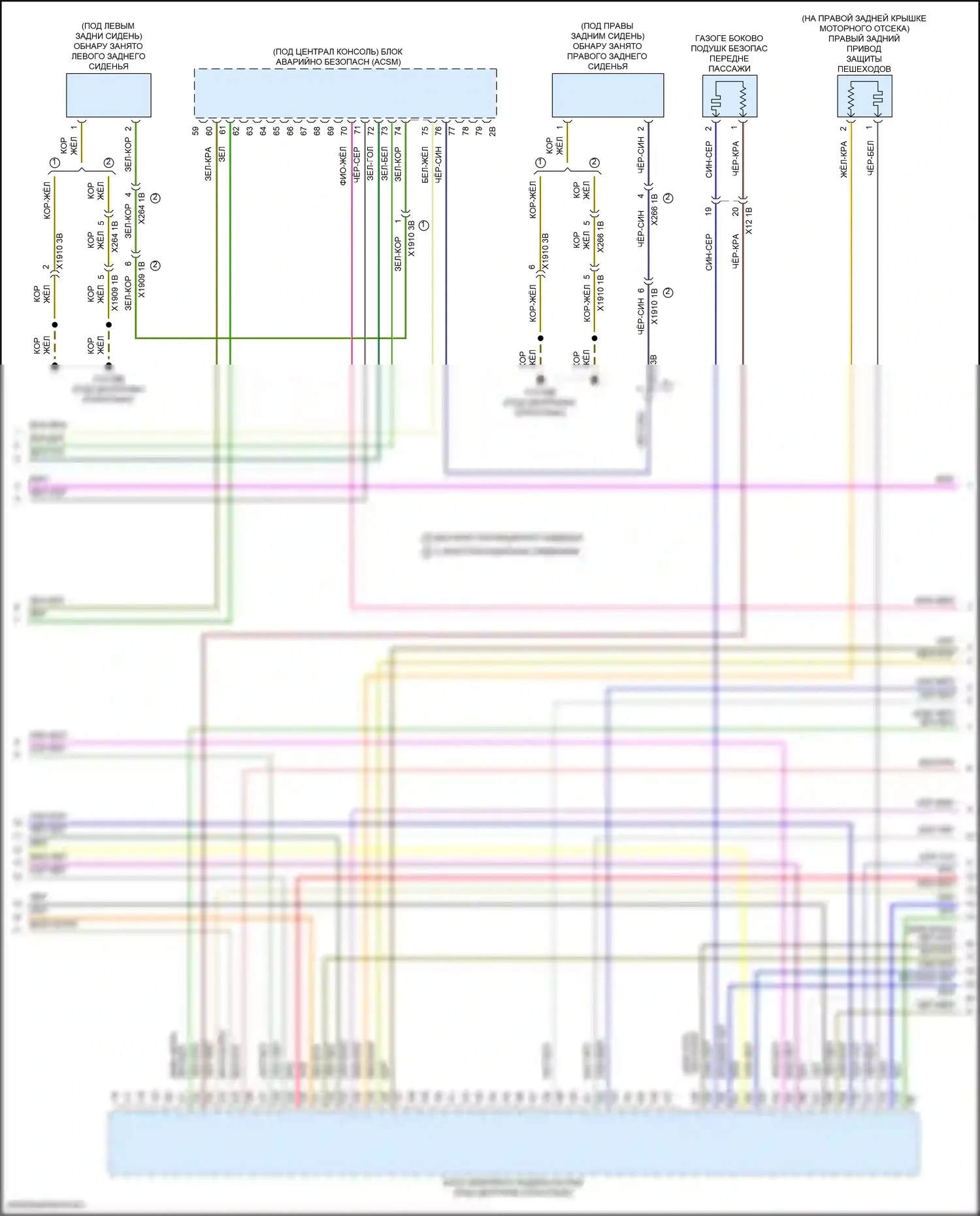i7 BMW I (2022-2024): Электросхема подушек безопасности (3 из 5) 