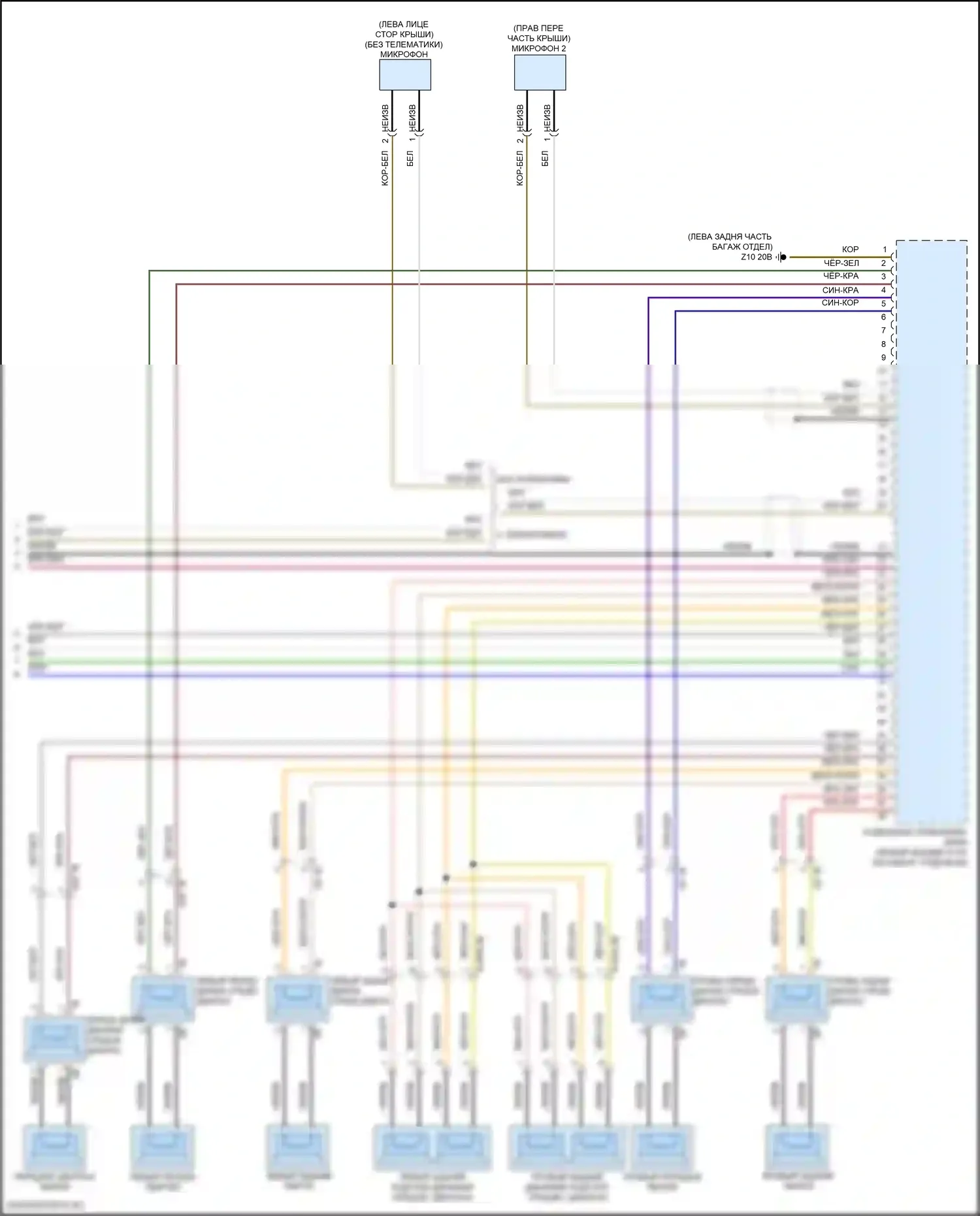 i7 BMW I (2022-2024): Электросхема навигации, средний уровень (7 из 7) 