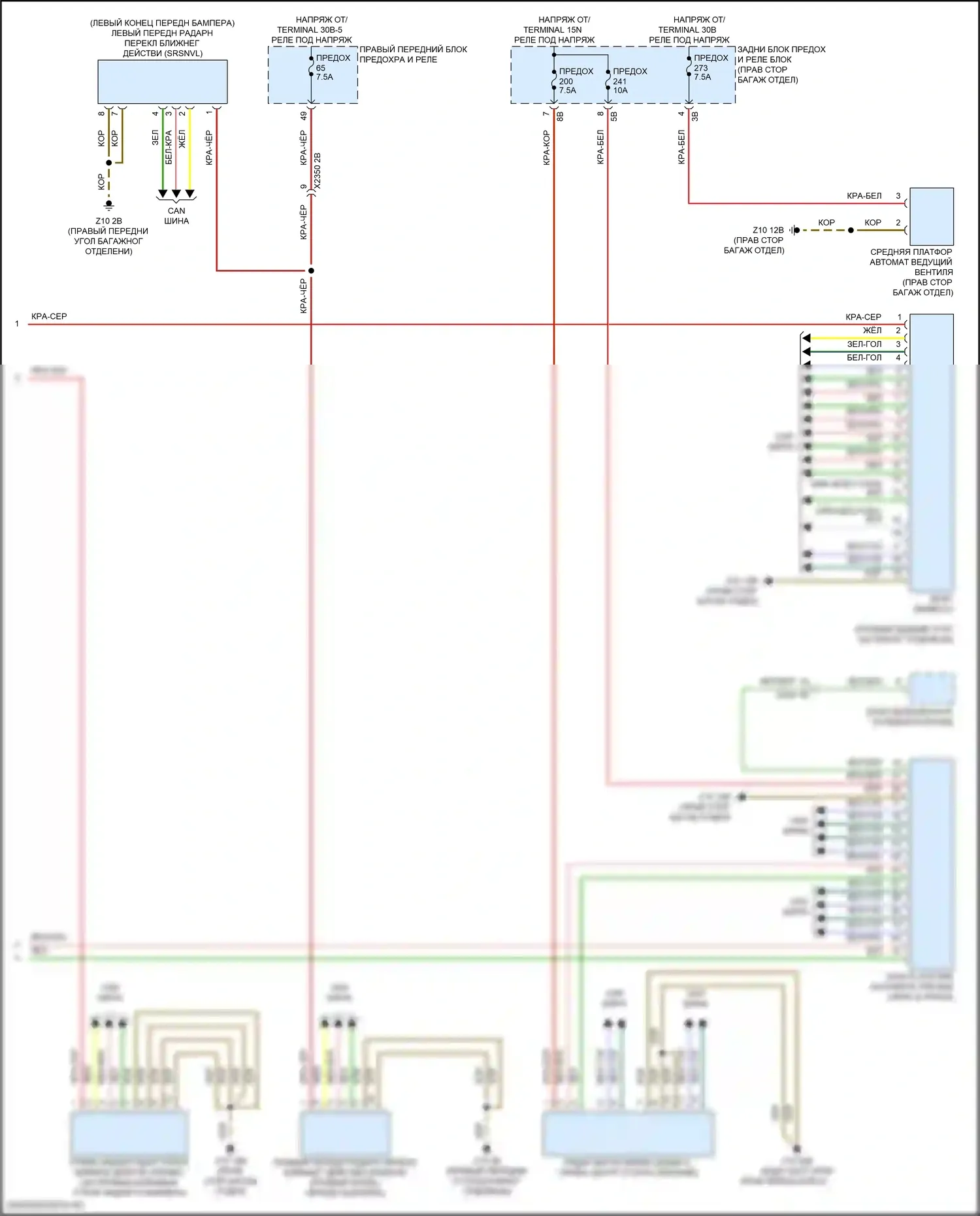 i7 BMW I (2022-2024): Электросхема помощи водителю (2 из 2) 