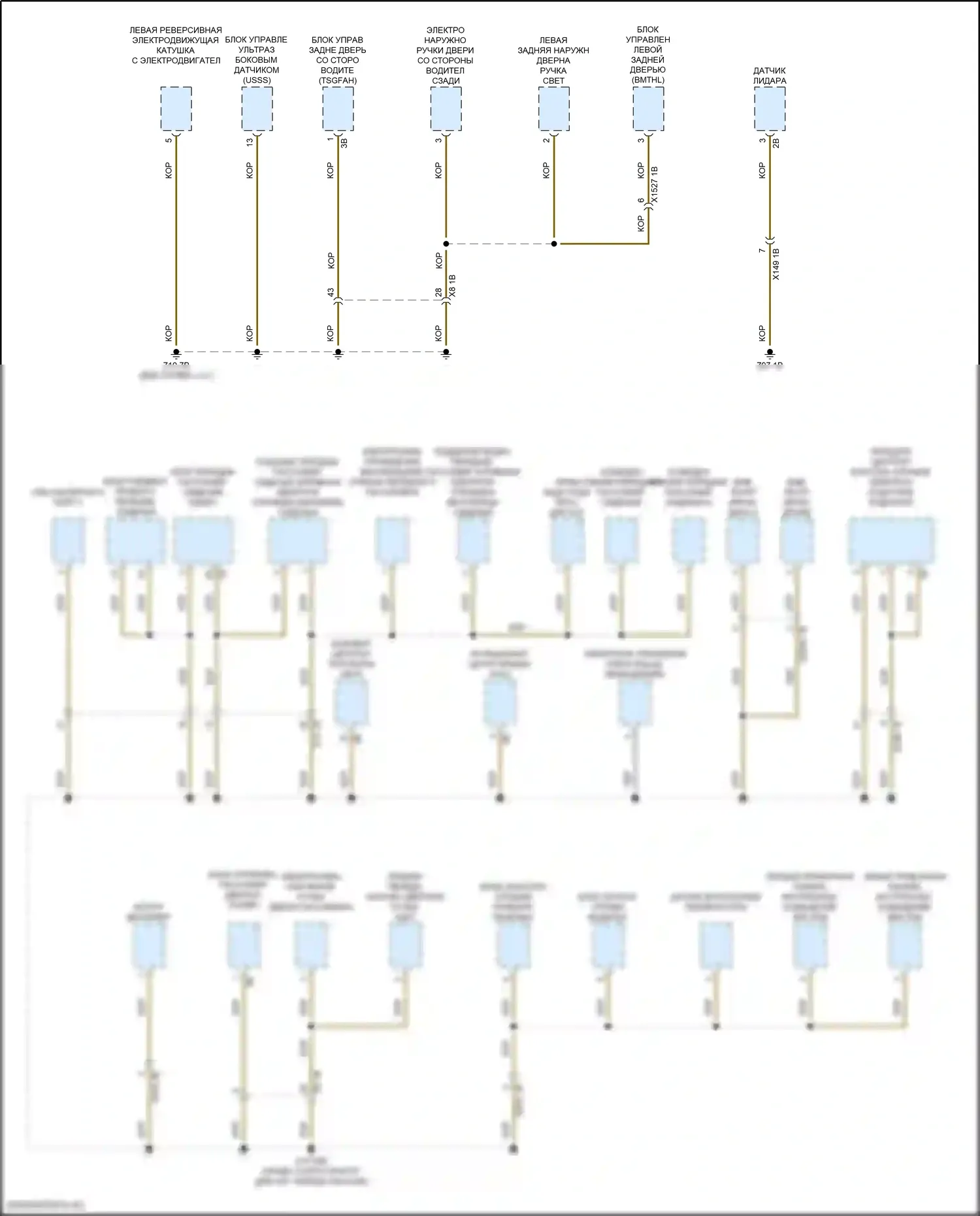 i7 BMW I (2022-2024): Электросхема разводки массы (3 из 6) 