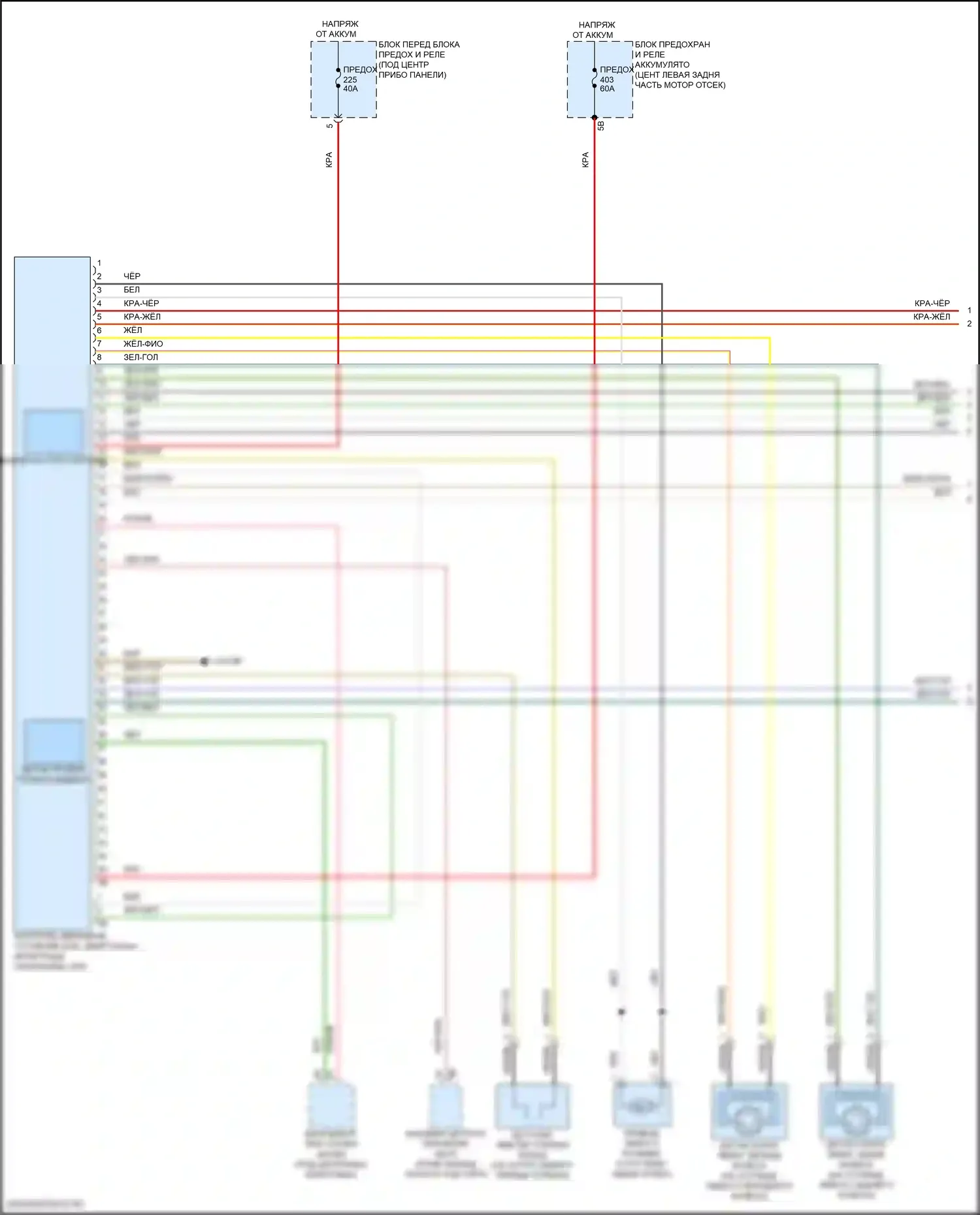 iX BMW i20 (2021-2024): Антиблокировочная система abs электросхема (1 из 2) 