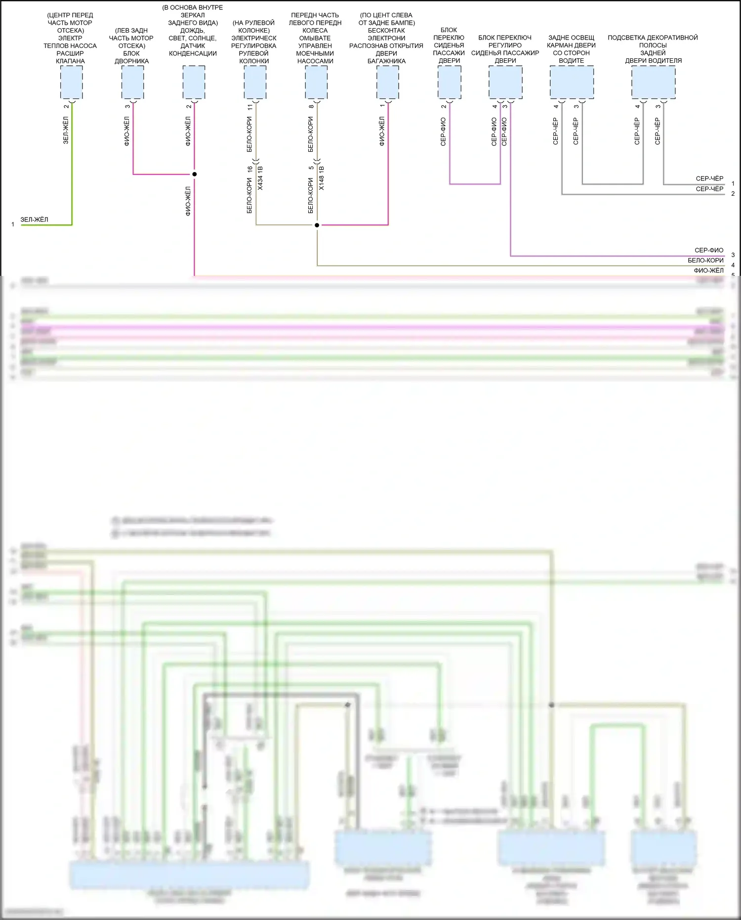 iX BMW i20 (2021-2024): Электросхема шины высокого/низкого уровня (6 из 9) 