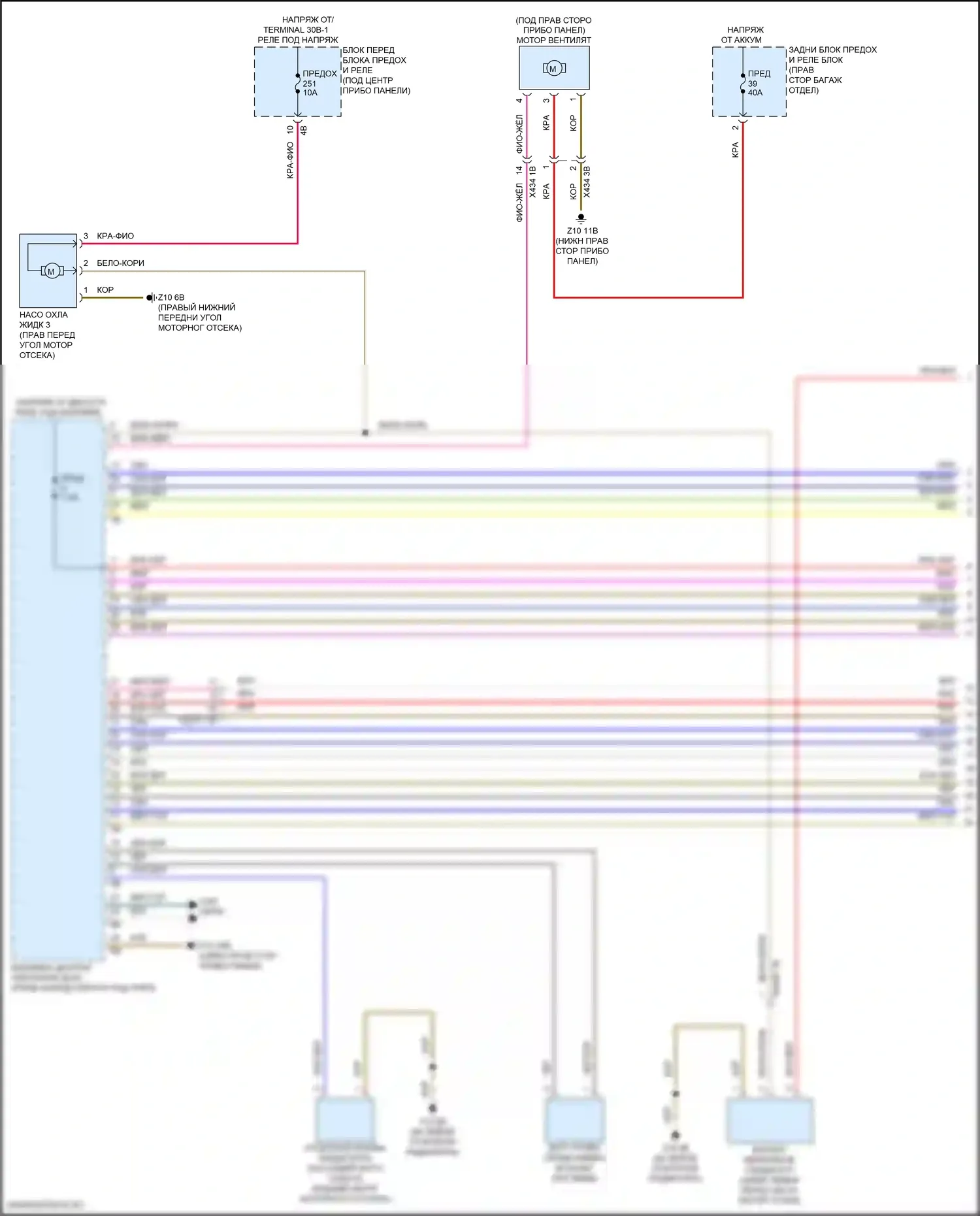 iX BMW i20 (2021-2024): Электросхема климат контроля, 2 зоны (1 из 5) 