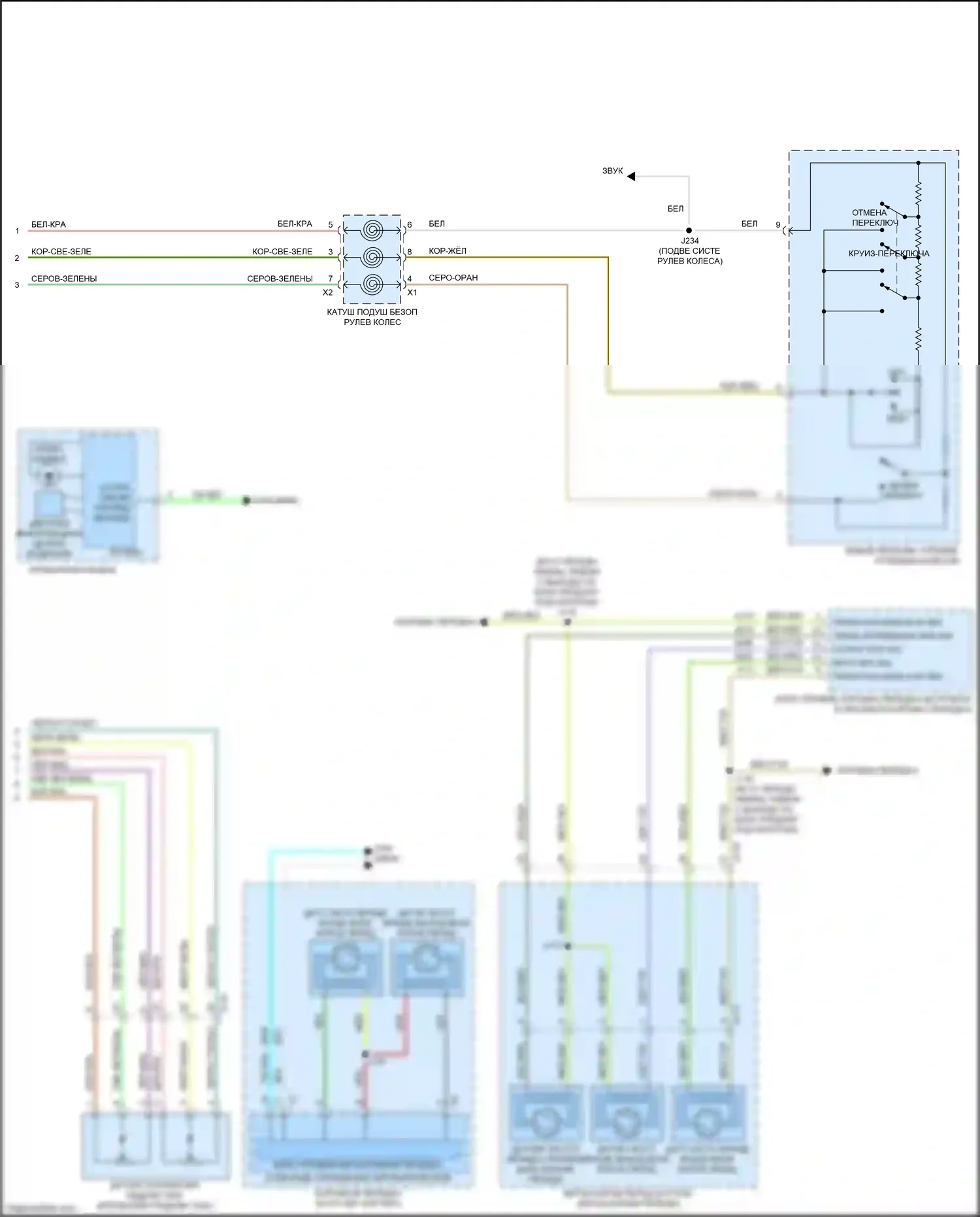 iX BMW i20 (2021-2024): Электросхема круиз-контроля (2 из 2) 