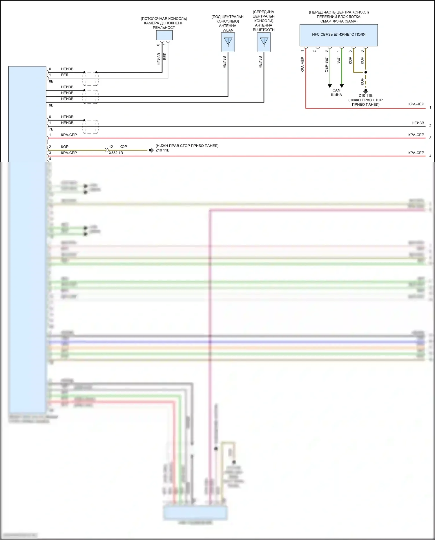 iX BMW i20 (2021-2024): Электросхема навигации, базовая (1 из 6) 