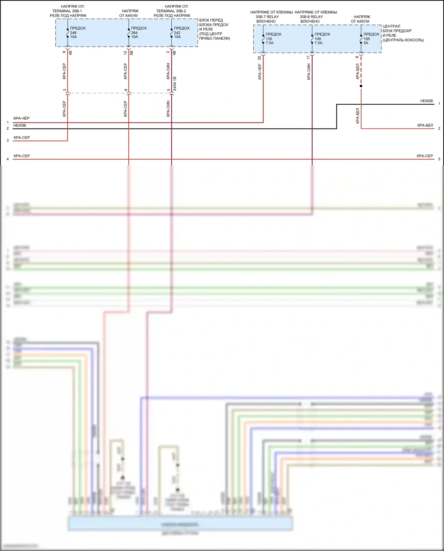 iX BMW i20 (2021-2024): Электросхема навигации, средний уровень (2 из 6) 