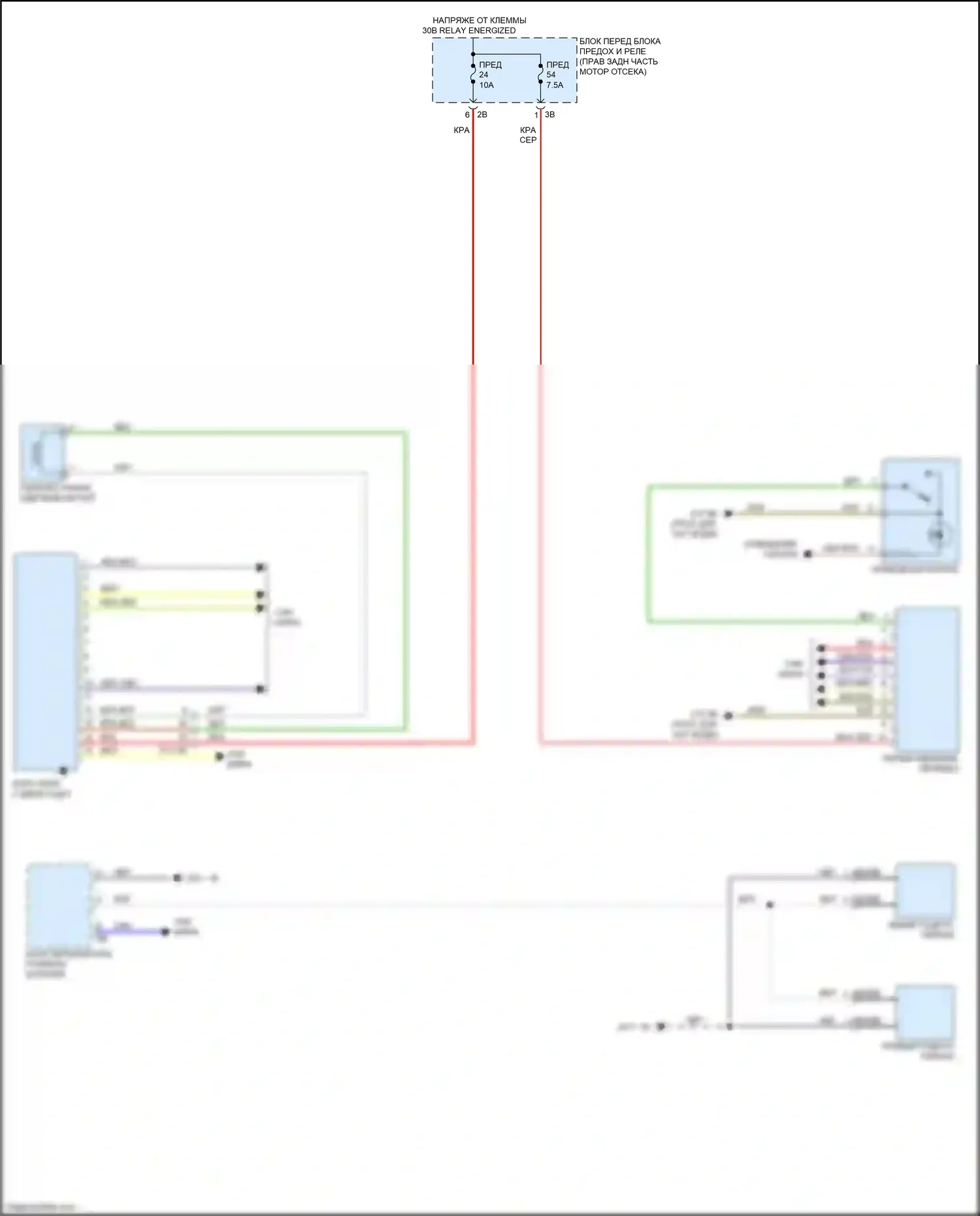 M2 BMW F87 рестайлинг (2017-2021): Электросхема автоматической коробки передач 