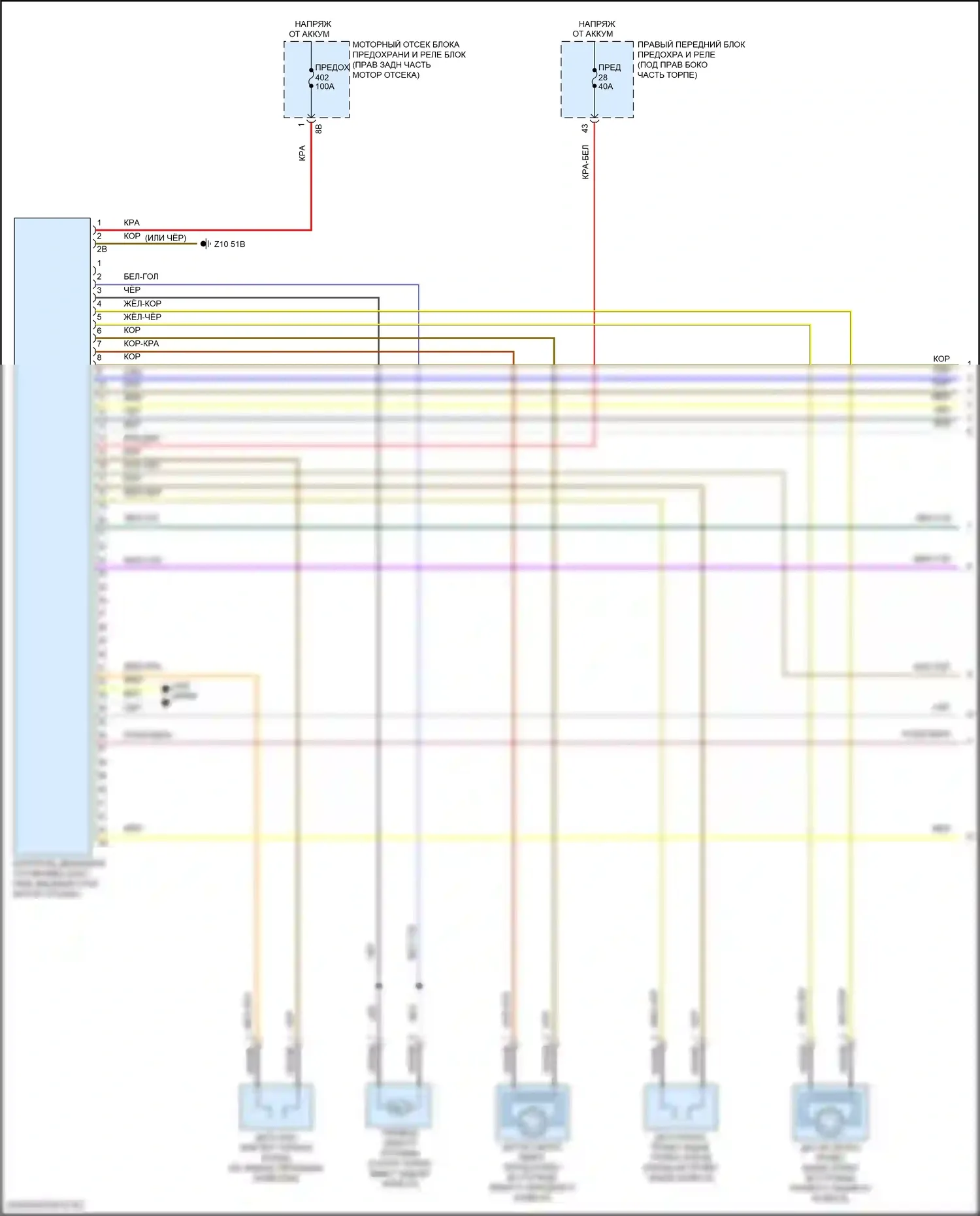 M2 BMW G87 (2022-2024): Антиблокировочная система abs электросхема (1 из 2) 