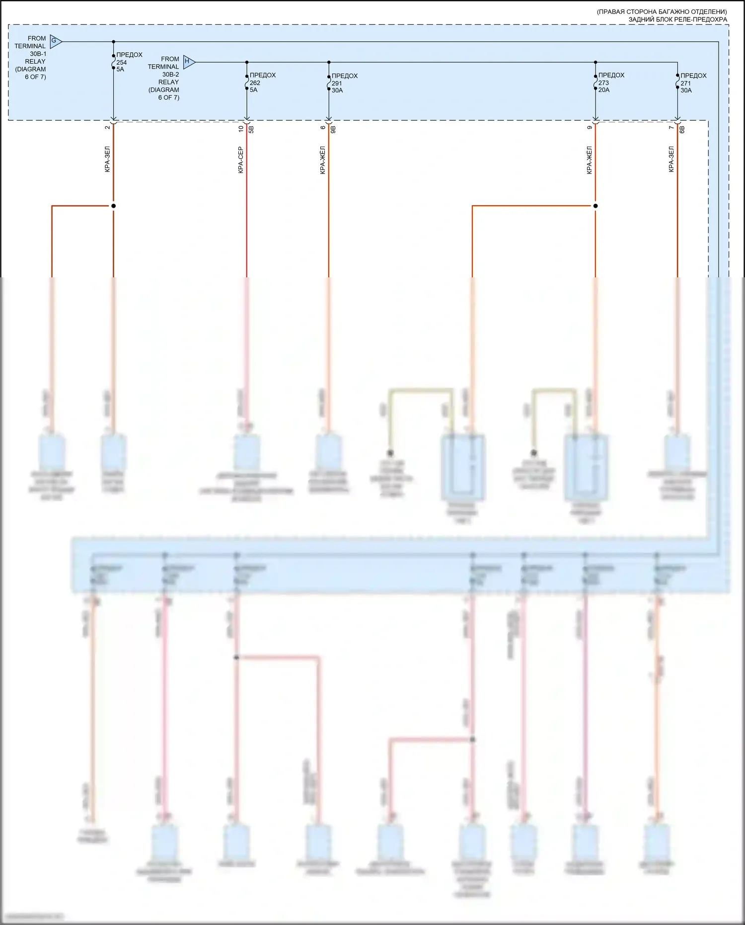 M2 BMW G87 (2022-2024): Электросхема блока предохранителей реле (7 из 7) 