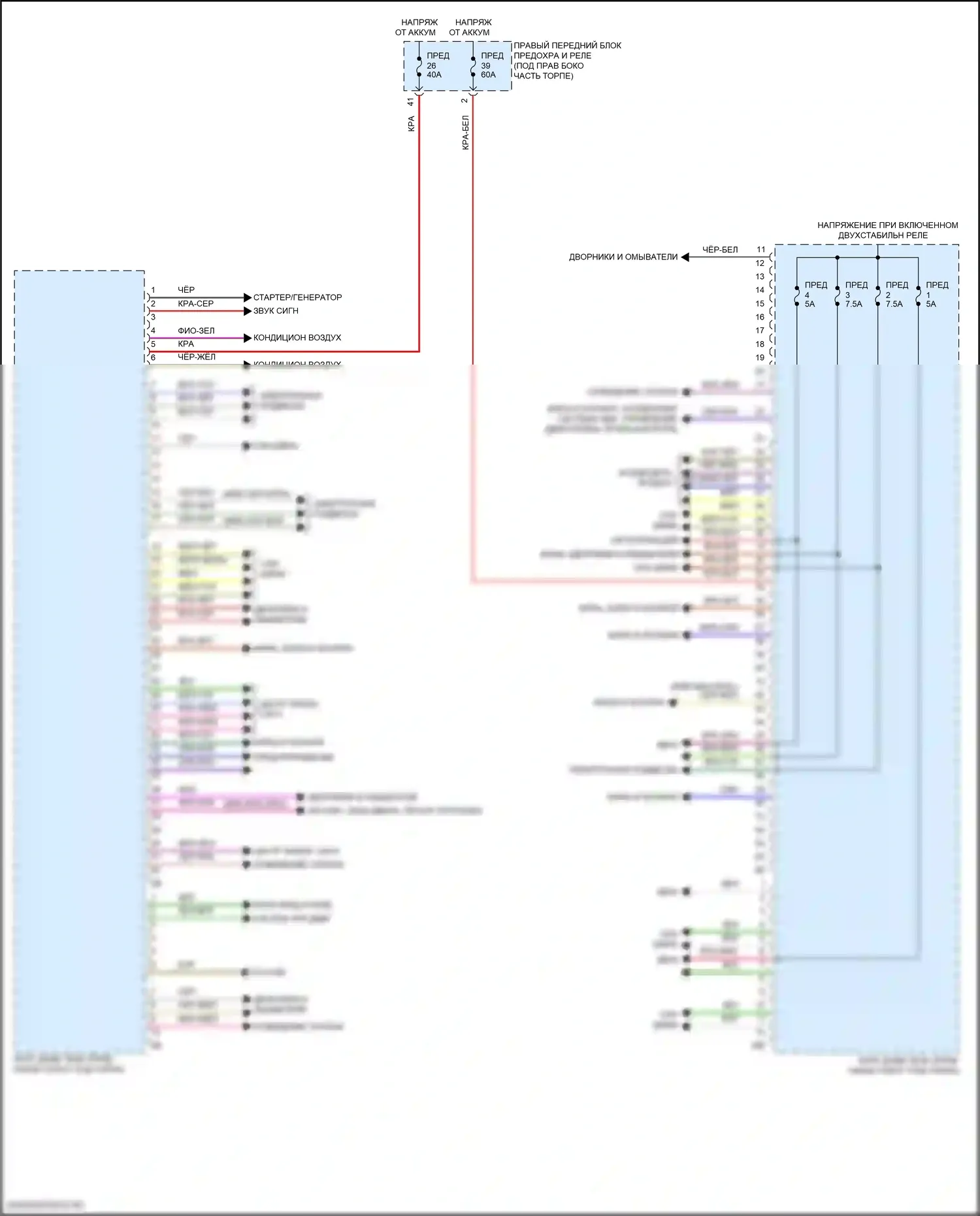 M2 BMW G87 (2022-2024): Электросхема блоков управления кузовом (1 из 3) 