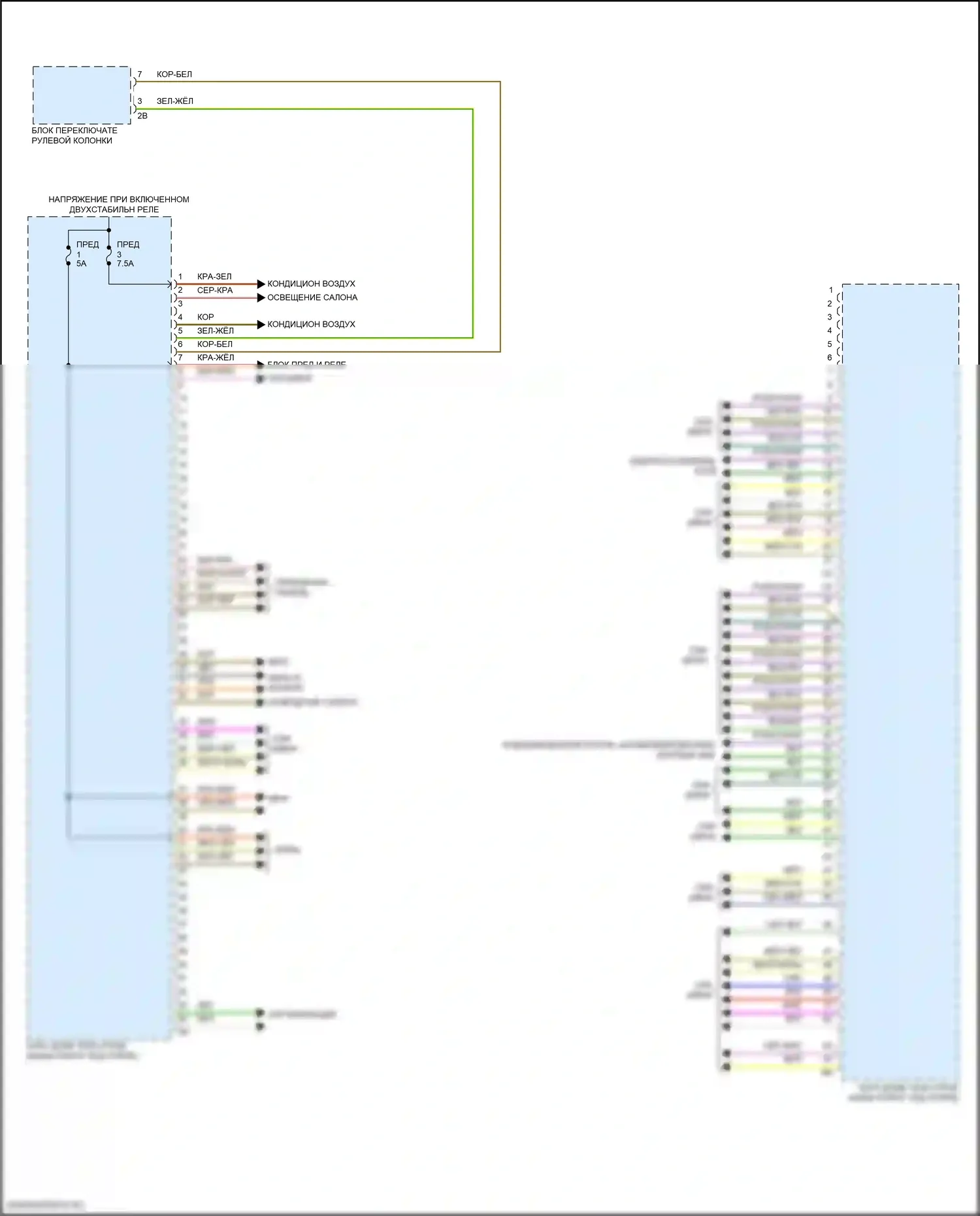M2 BMW G87 (2022-2024): Электросхема блоков управления кузовом (3 из 3) 