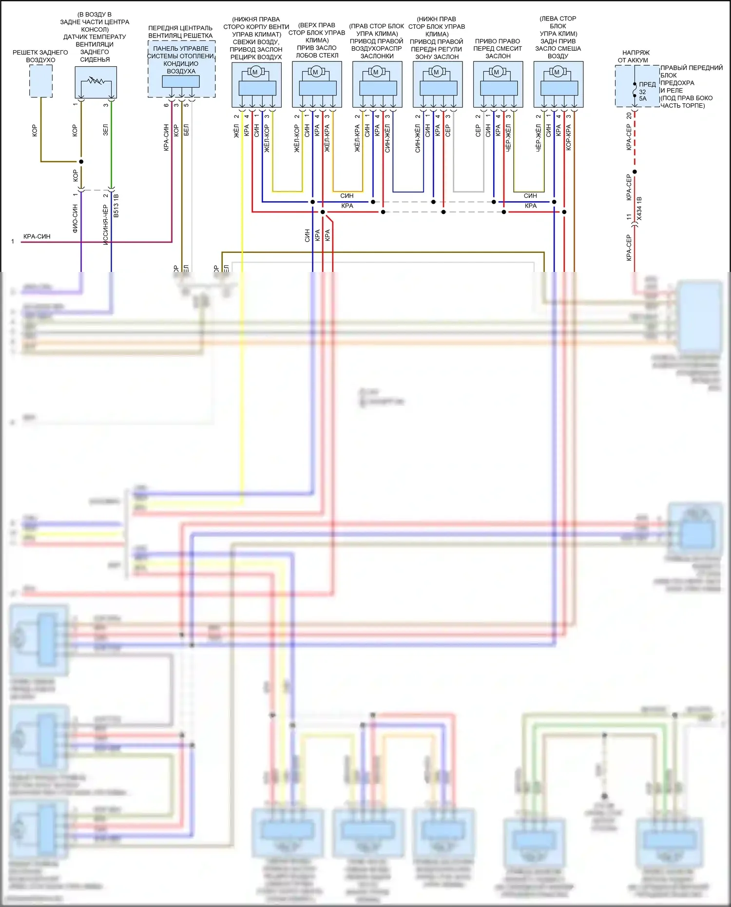 M2 BMW G87 (2022-2024): Электросхема климат контроля (4 из 6) 