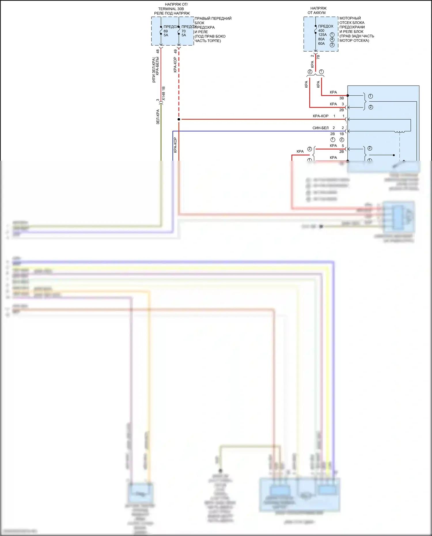 M2 BMW G87 (2022-2024): Электросхема климат контроля (6 из 6) 