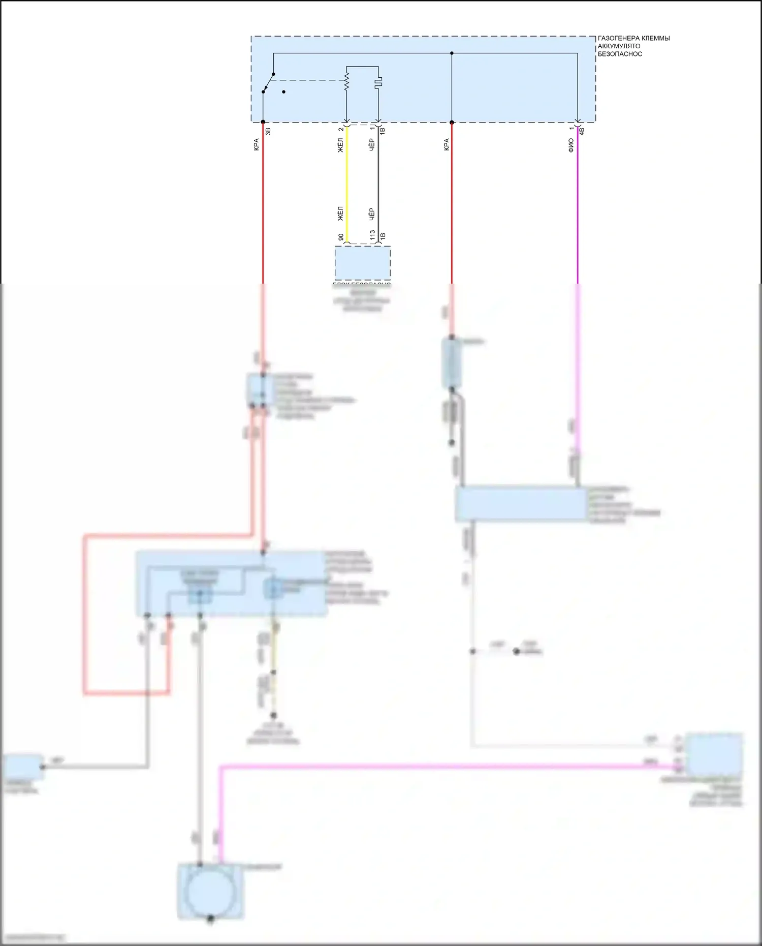 M2 BMW G87 (2022-2024): Электросхема генератора 