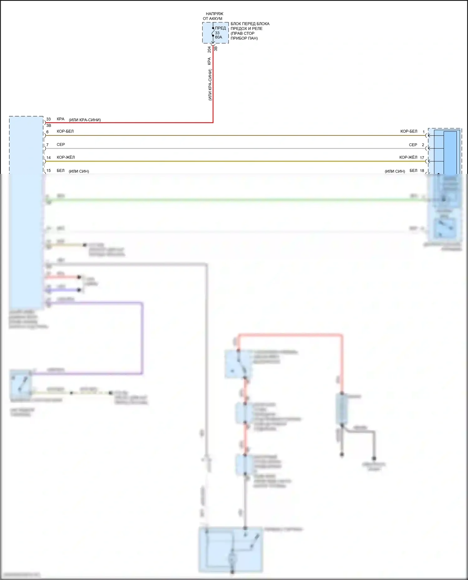 M2 BMW G87 (2022-2024): Электросхема стартера 