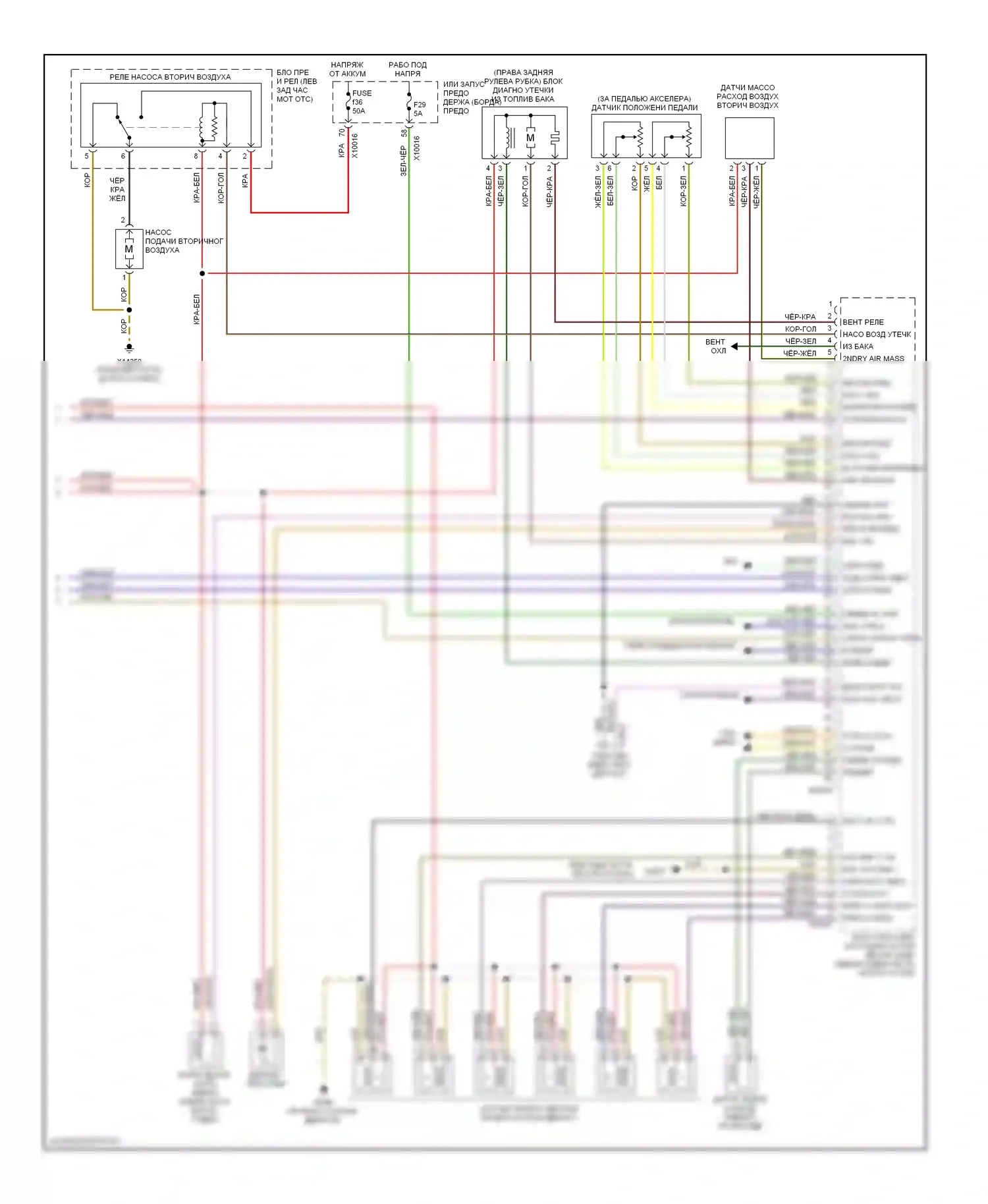 M3 BMW E46 (1999-2006): Электросхема двигателя 3.2l (3 из 3) 