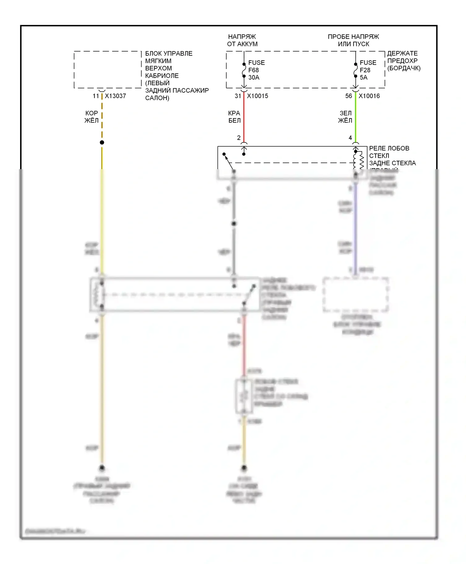 M3 BMW E46 (1999-2006): Размагничивает монтажную электросхему, кабриолет с cvm 