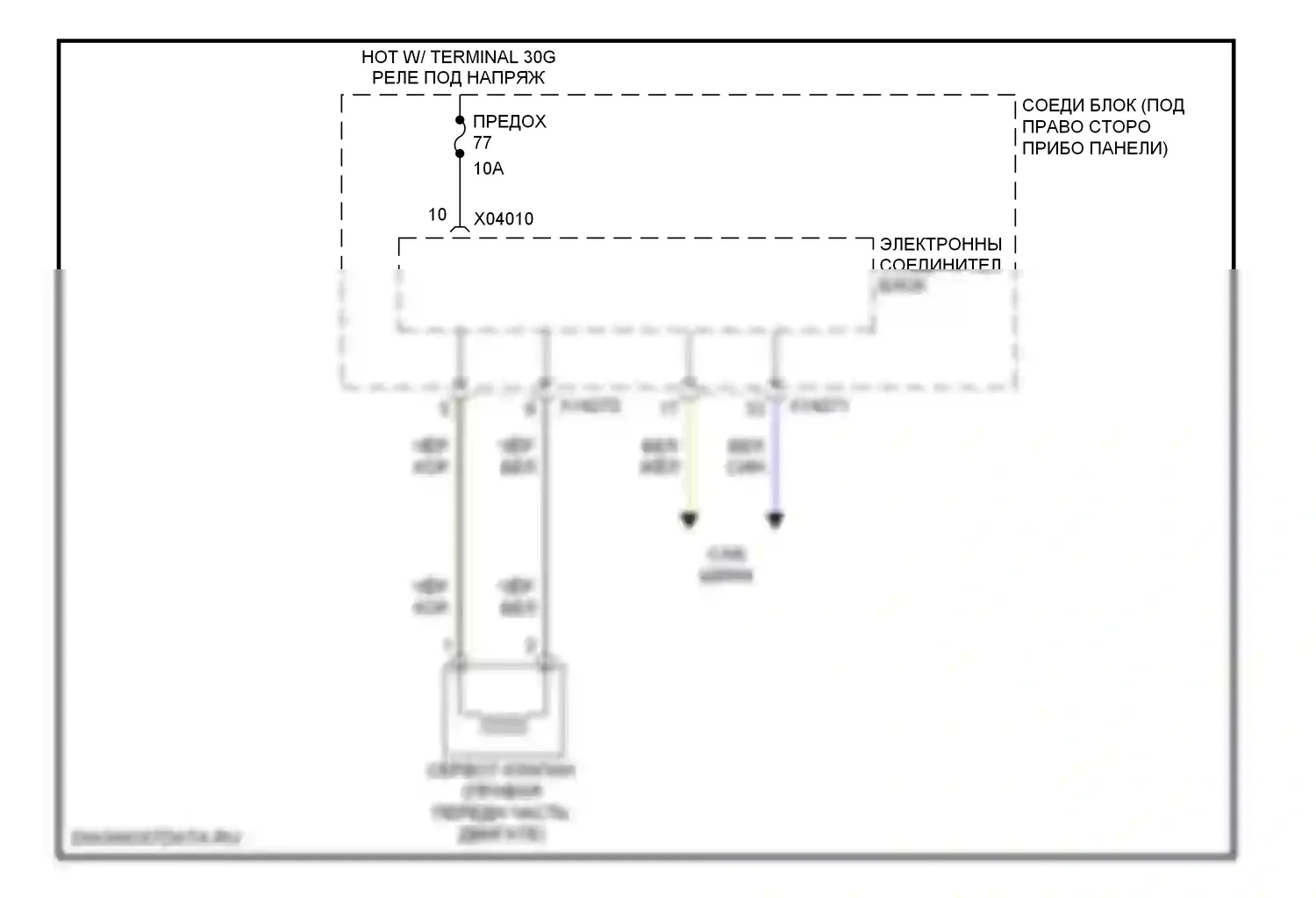 M3 BMW E90 (2007-2013): Сервотронная электросхема 