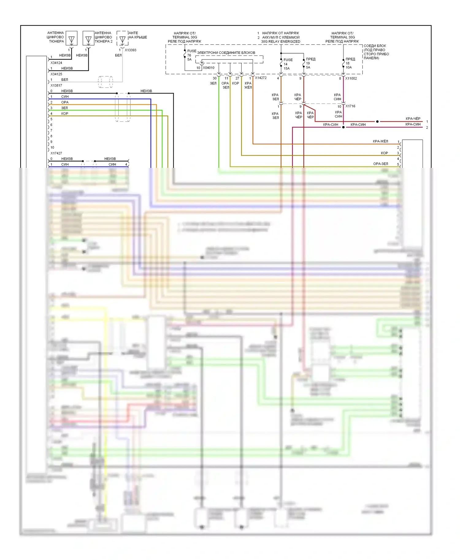 M3 BMW E90 (2007-2013): Электросхема навигации, кабриолет с cic и hifi магнитолы (1 из 2) 