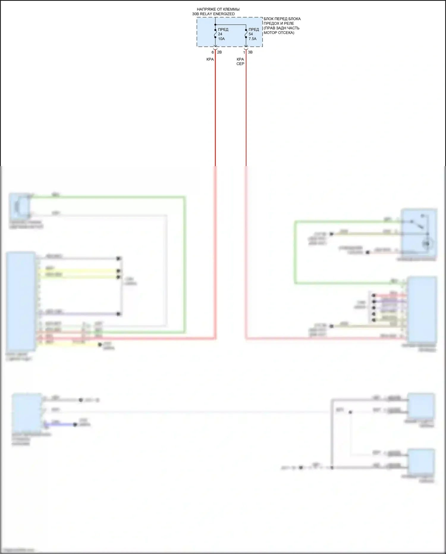 M3 BMW F80 (2014-2018): Электросхема автоматической коробки передач 
