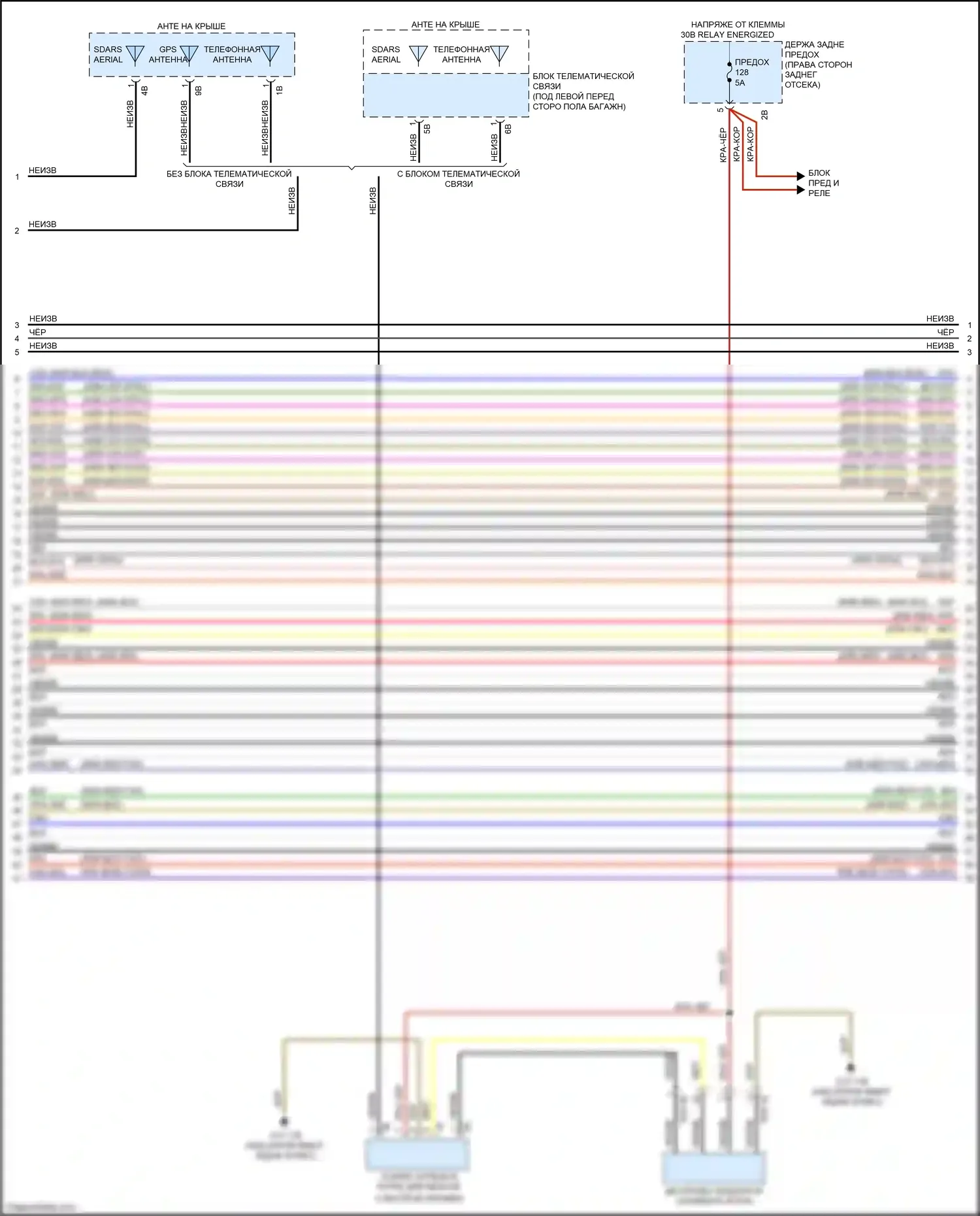 M3 BMW F80 (2014-2018): Hifi электросхема магнитолы, без активного звукового оформления (2 из 7) 