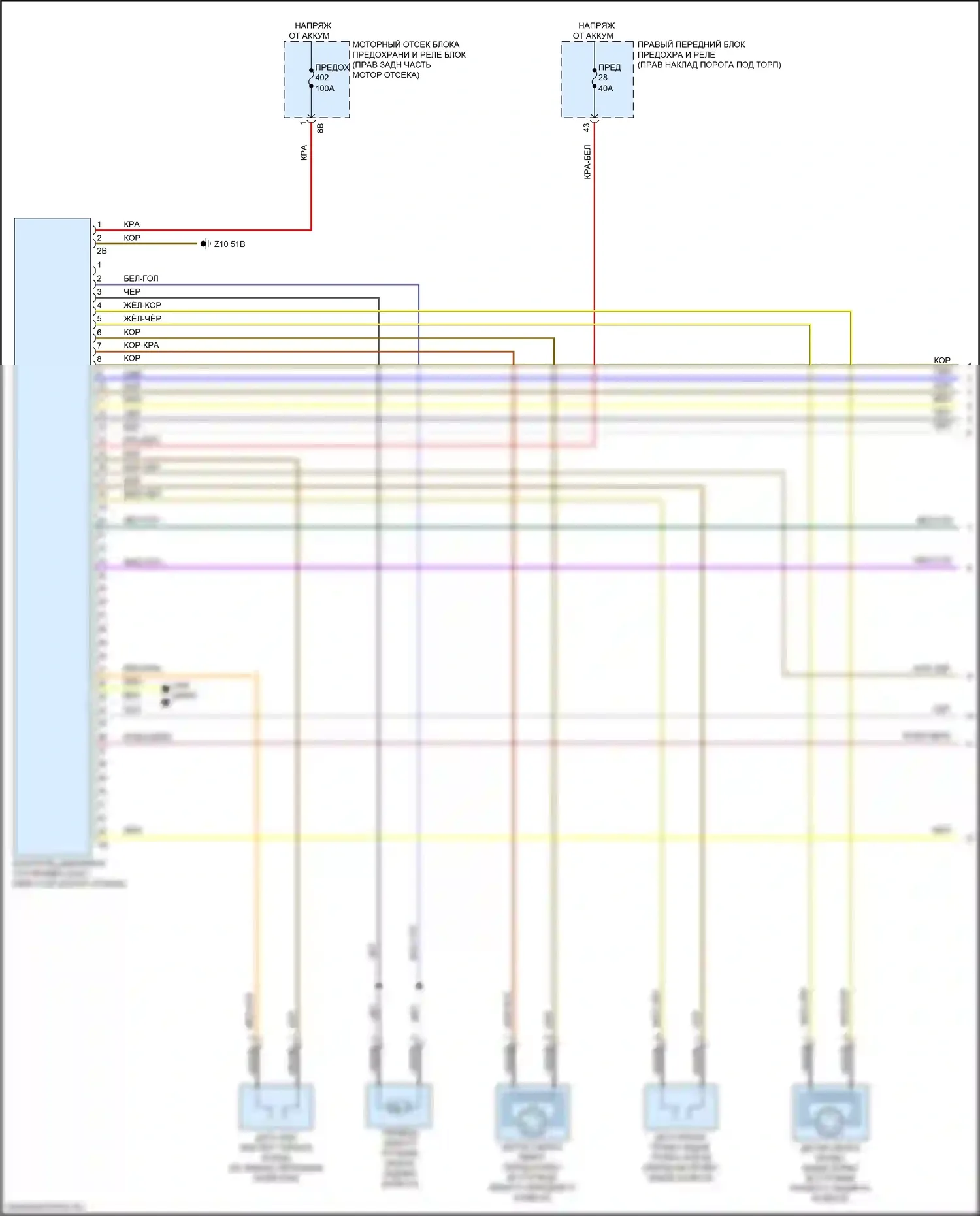 M3 BMW G80 (2020-2024): Антиблокировочная система abs электросхема (1 из 2) 