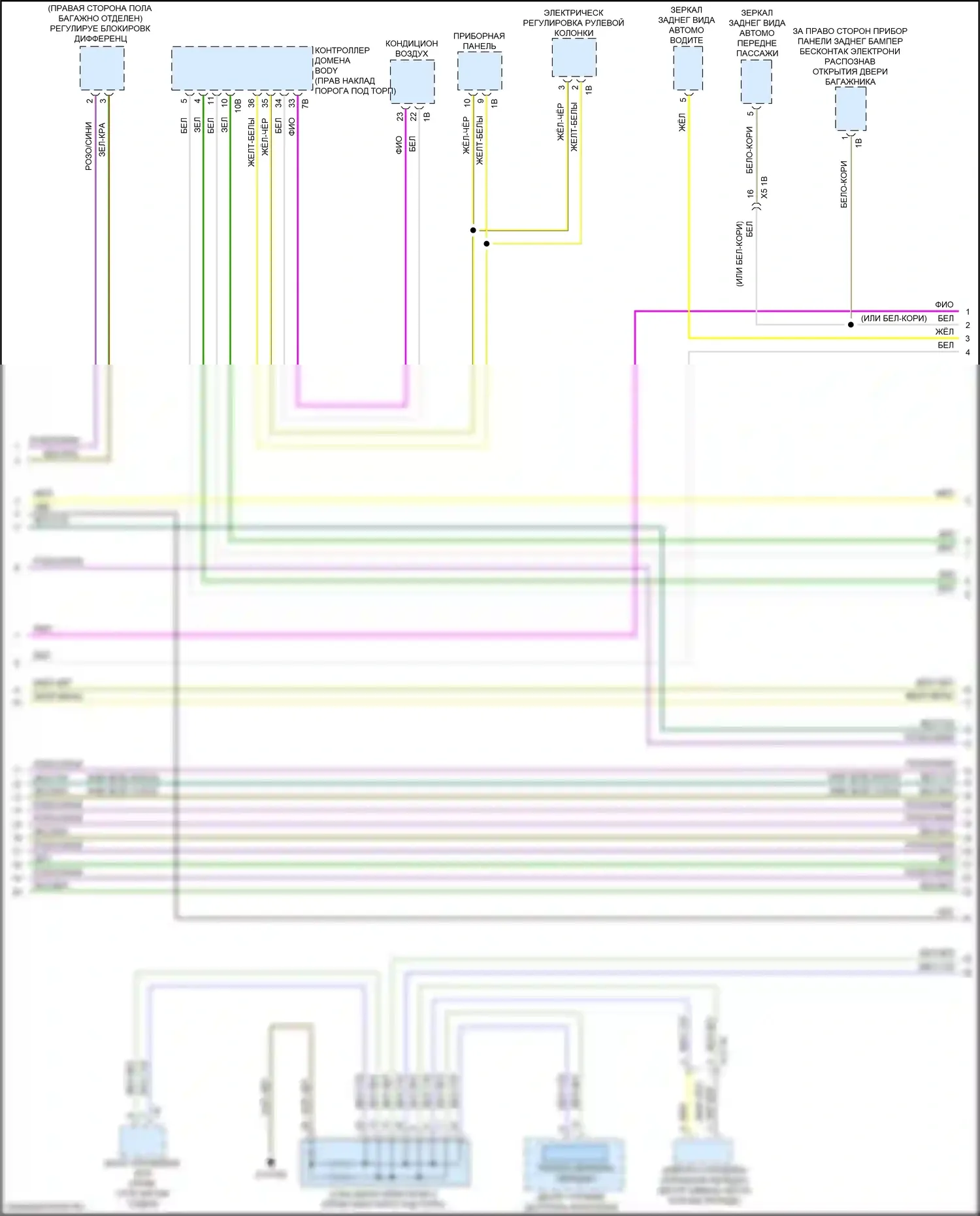 M3 BMW G80 (2020-2024): Can шина электросхема (2 из 8) 
