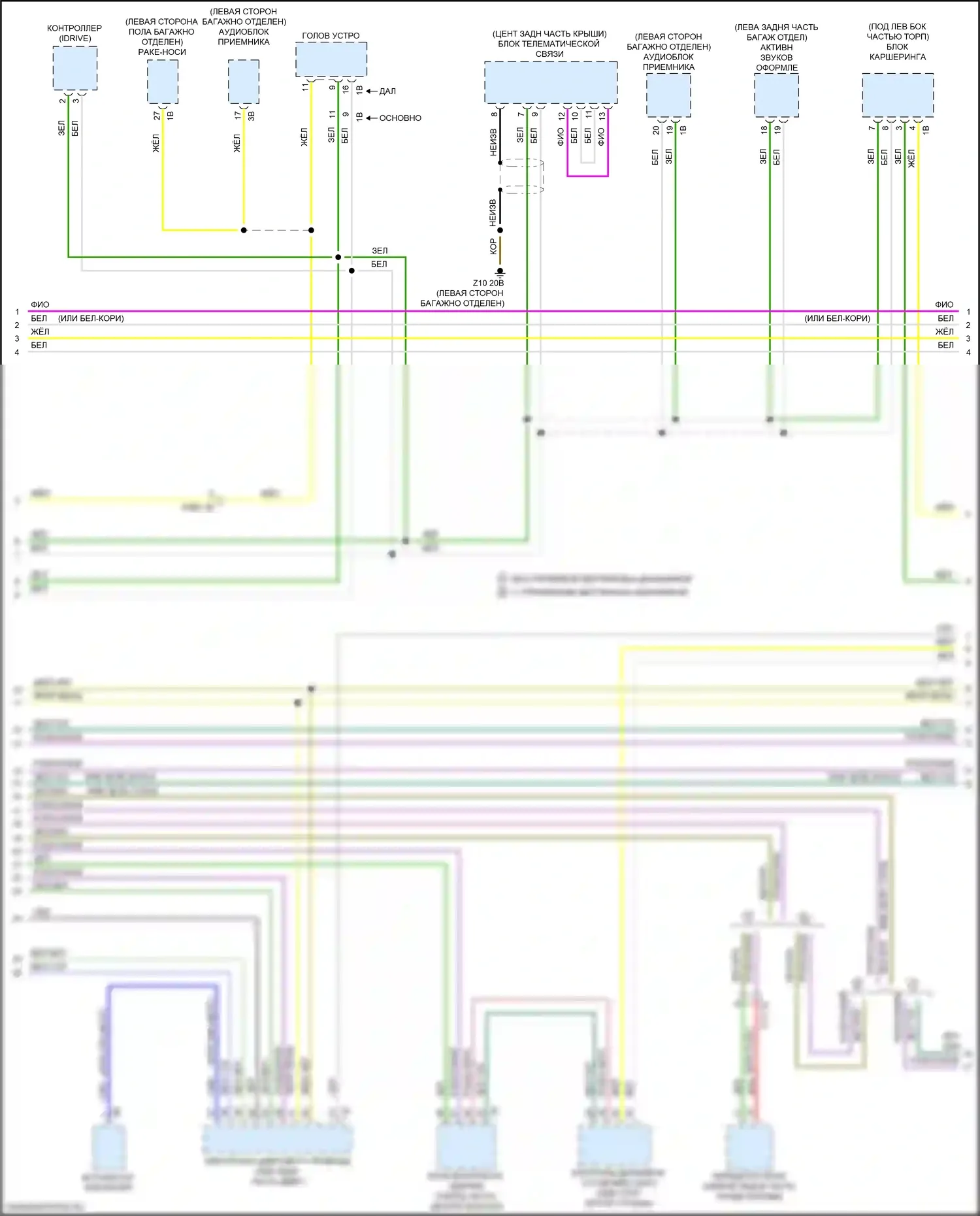 M3 BMW G80 (2020-2024): Can шина электросхема (3 из 8) 