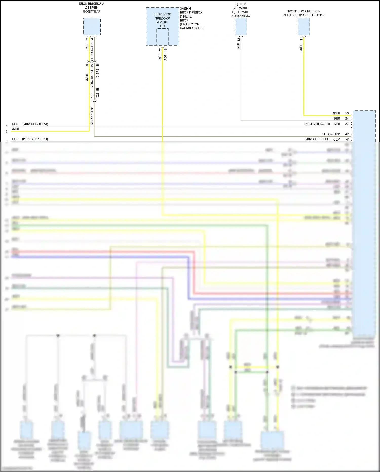M3 BMW G80 (2020-2024): Can шина электросхема (8 из 8) 