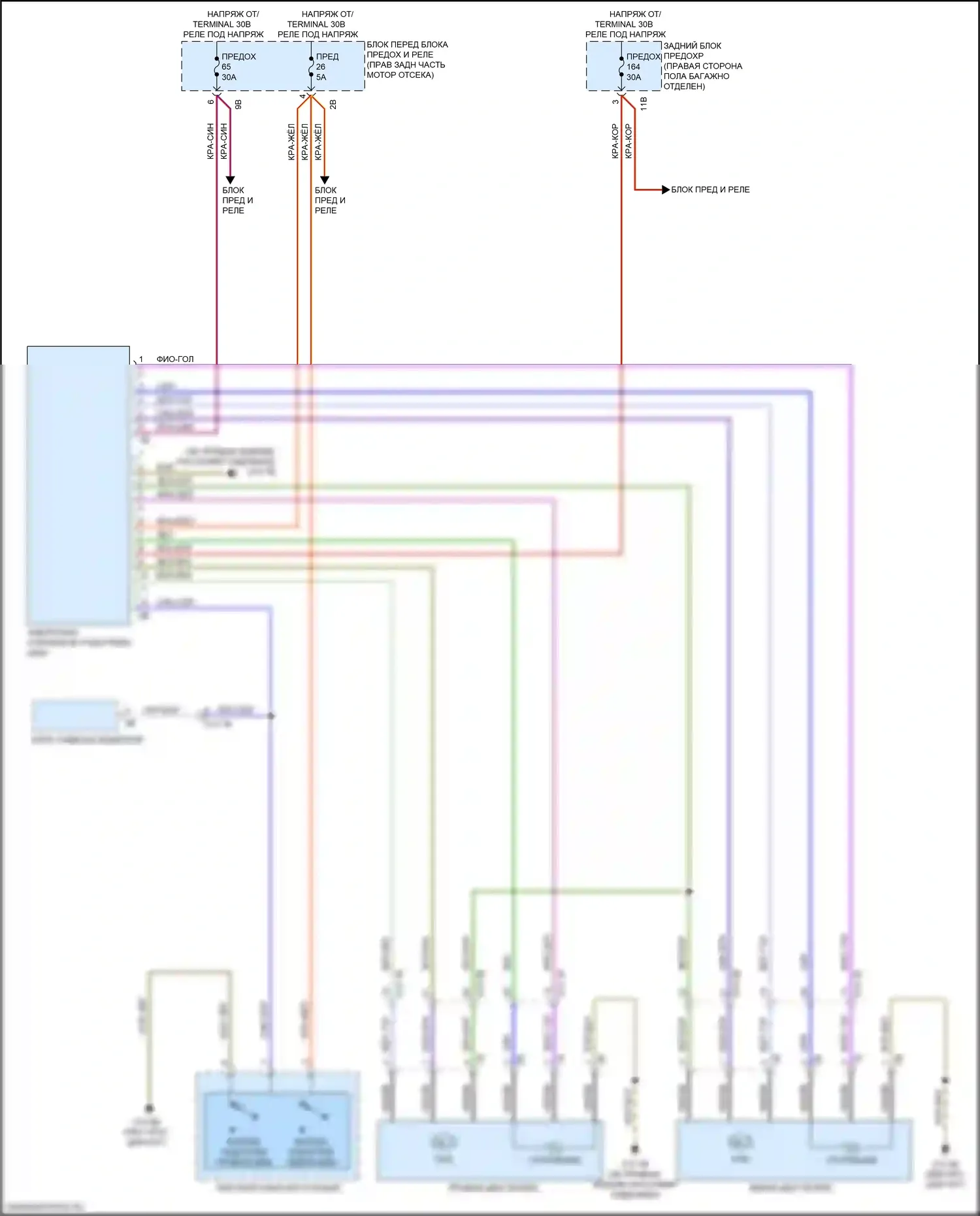 M4 BMW F82/F83 рестайлинг (2017-2020): Шейный утеплитель электросхема 