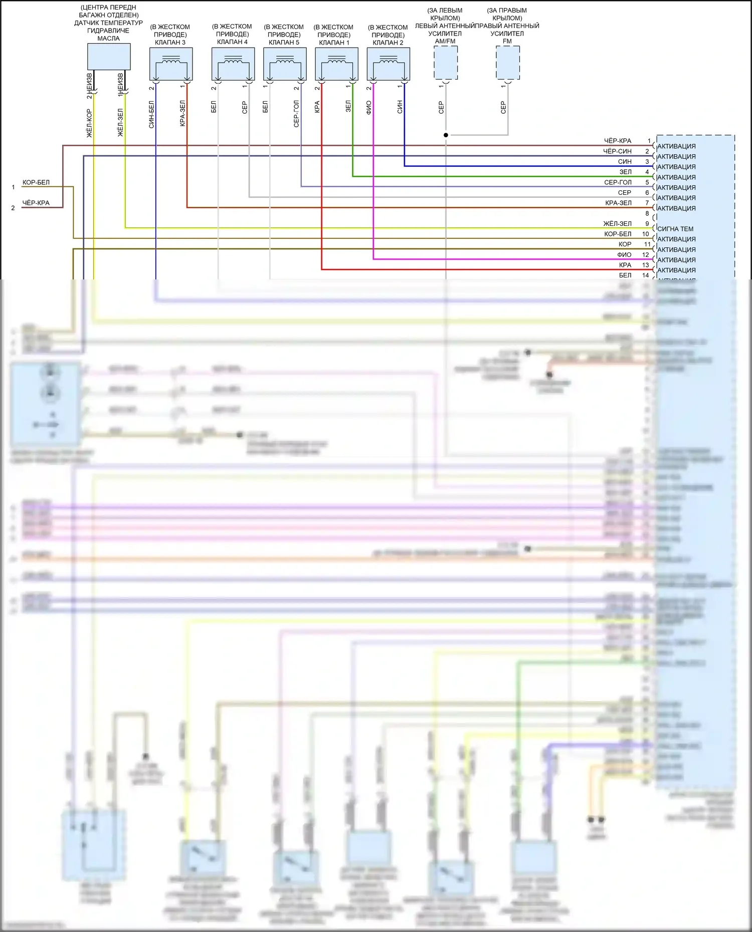M4 BMW F82/F83 рестайлинг (2017-2020): Электросхема со складной крышей (3 из 3) 
