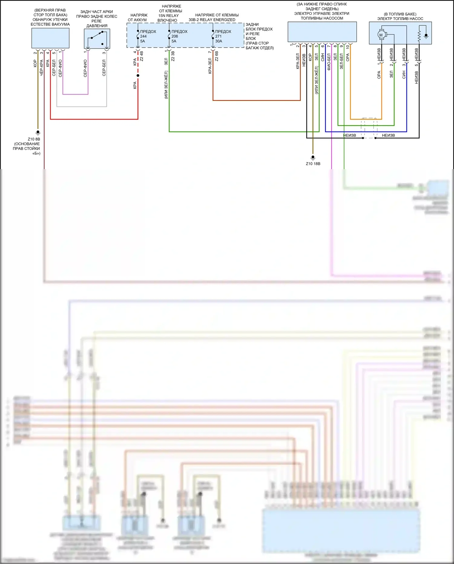 M4 BMW G82 (2020-2024): Электросхема двигателя 3,0л турбо (6 из 7) 