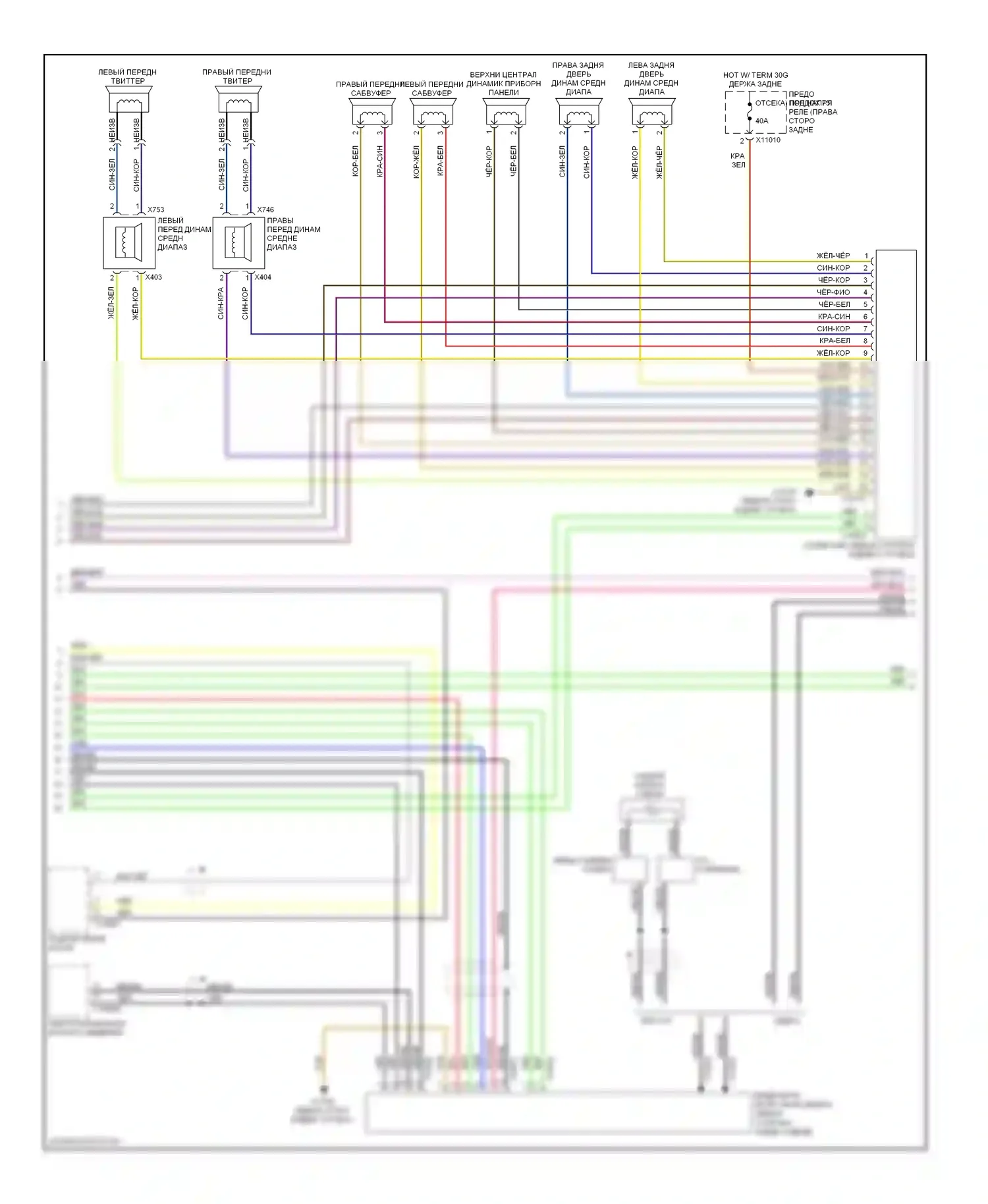 M5 BMW E60/E61 (2004-2010): Электросхема магнитолы, без информации о машине компьютер топ hifi магнитолы (2 из 3) 