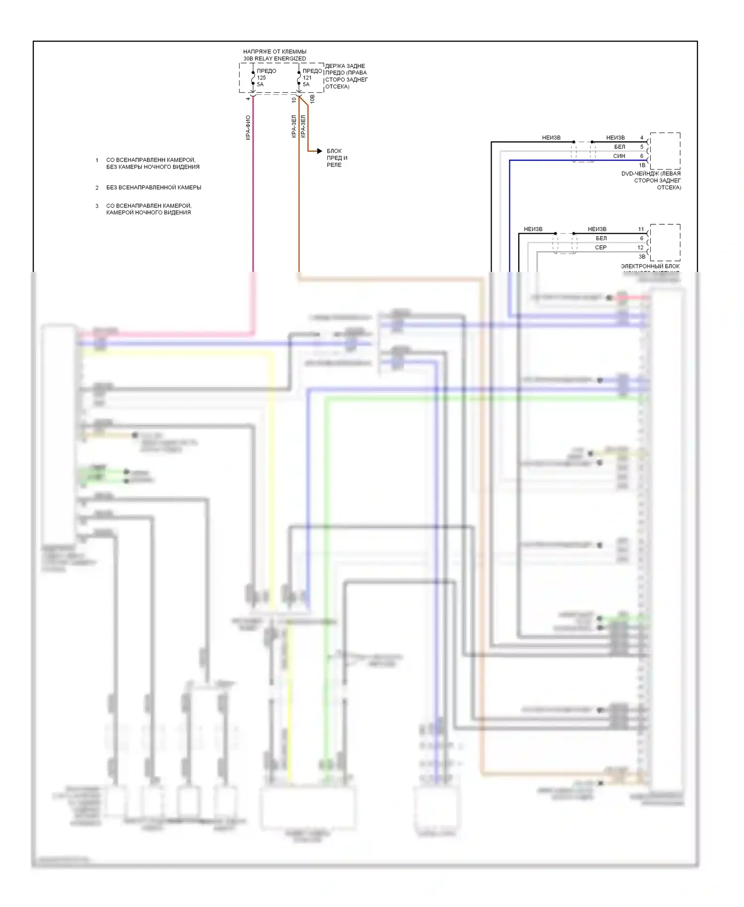 M5 BMW F10 рестайлинг (2013-2016): Электросхема видеосистемы 
