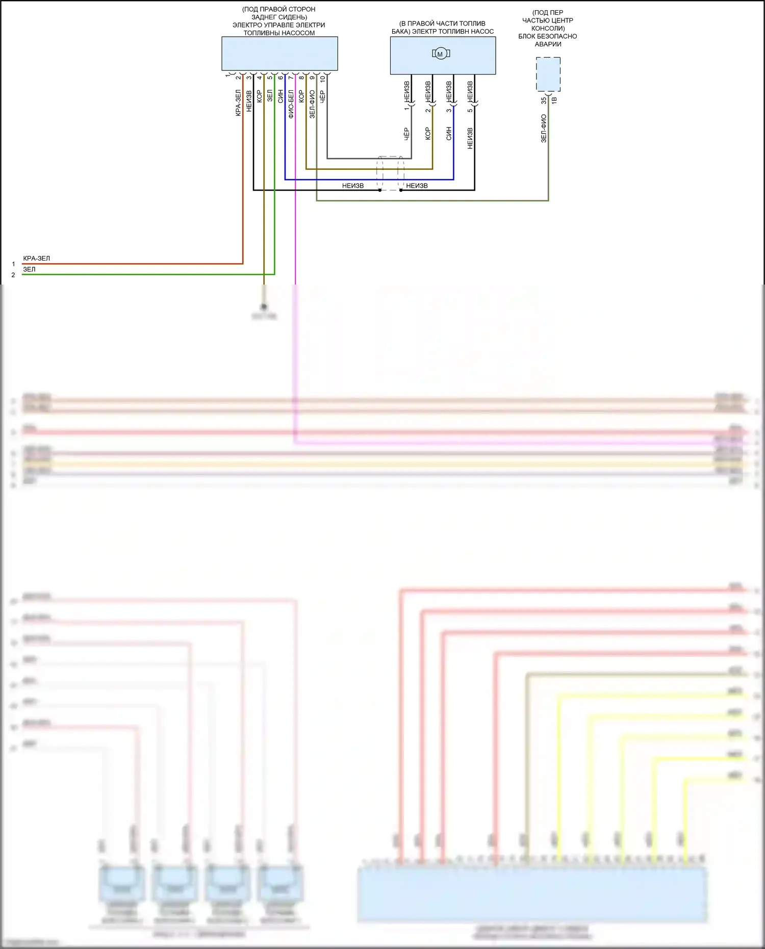 M5 BMW F90 рестайлинг (2020-2024): Электросхема двигателя 4,4л турбо (6 из 11) 