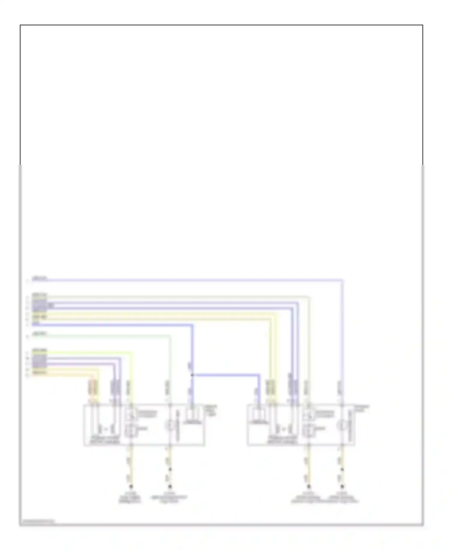 M6 BMW E63/E64 (2005-2010): Электросхема фар (2 из 2) 