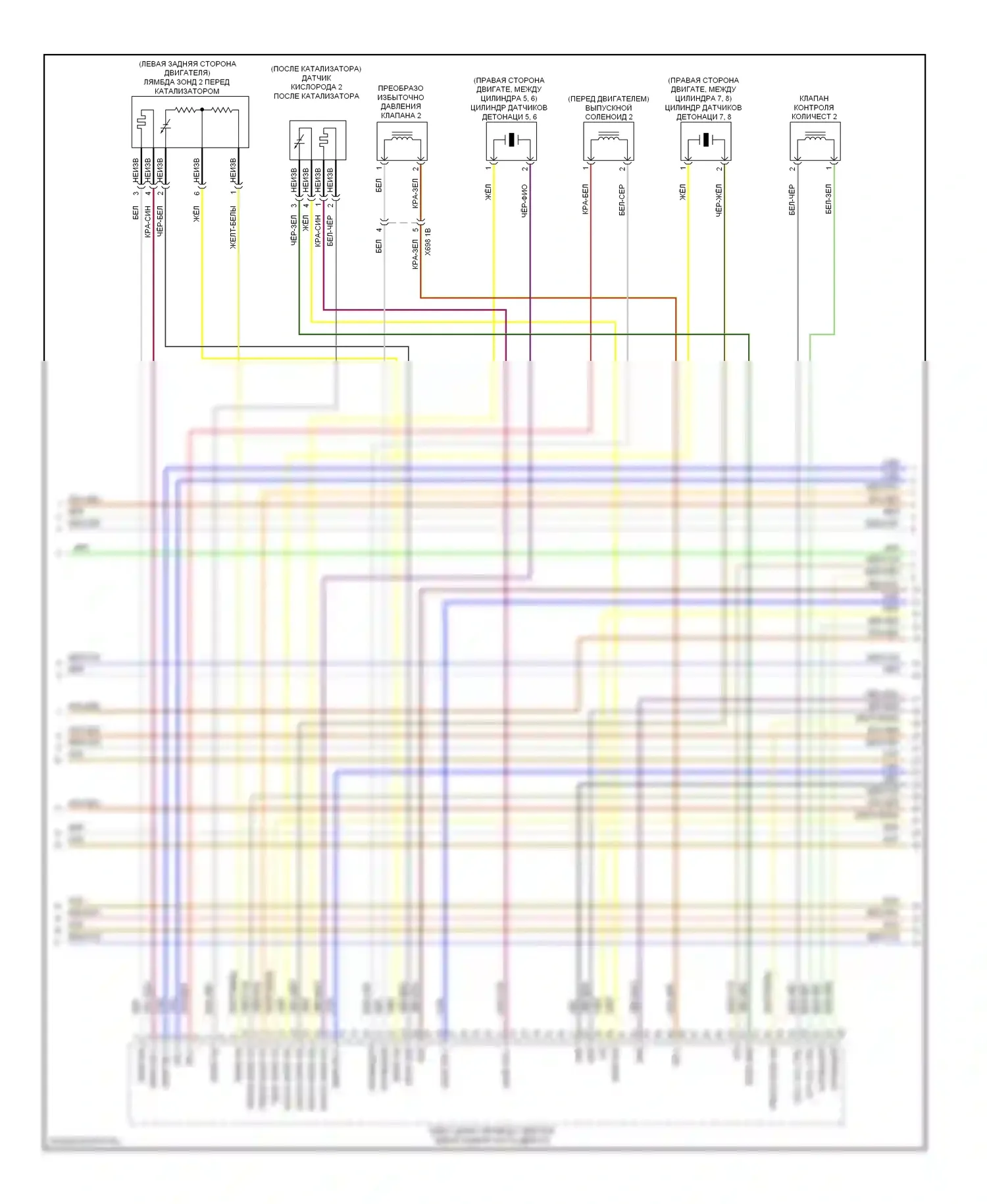 M6 BMW F06/F13/F12 (2012-2015): Электросхема двигателя 4,4л твин турбо (6 из 11) 