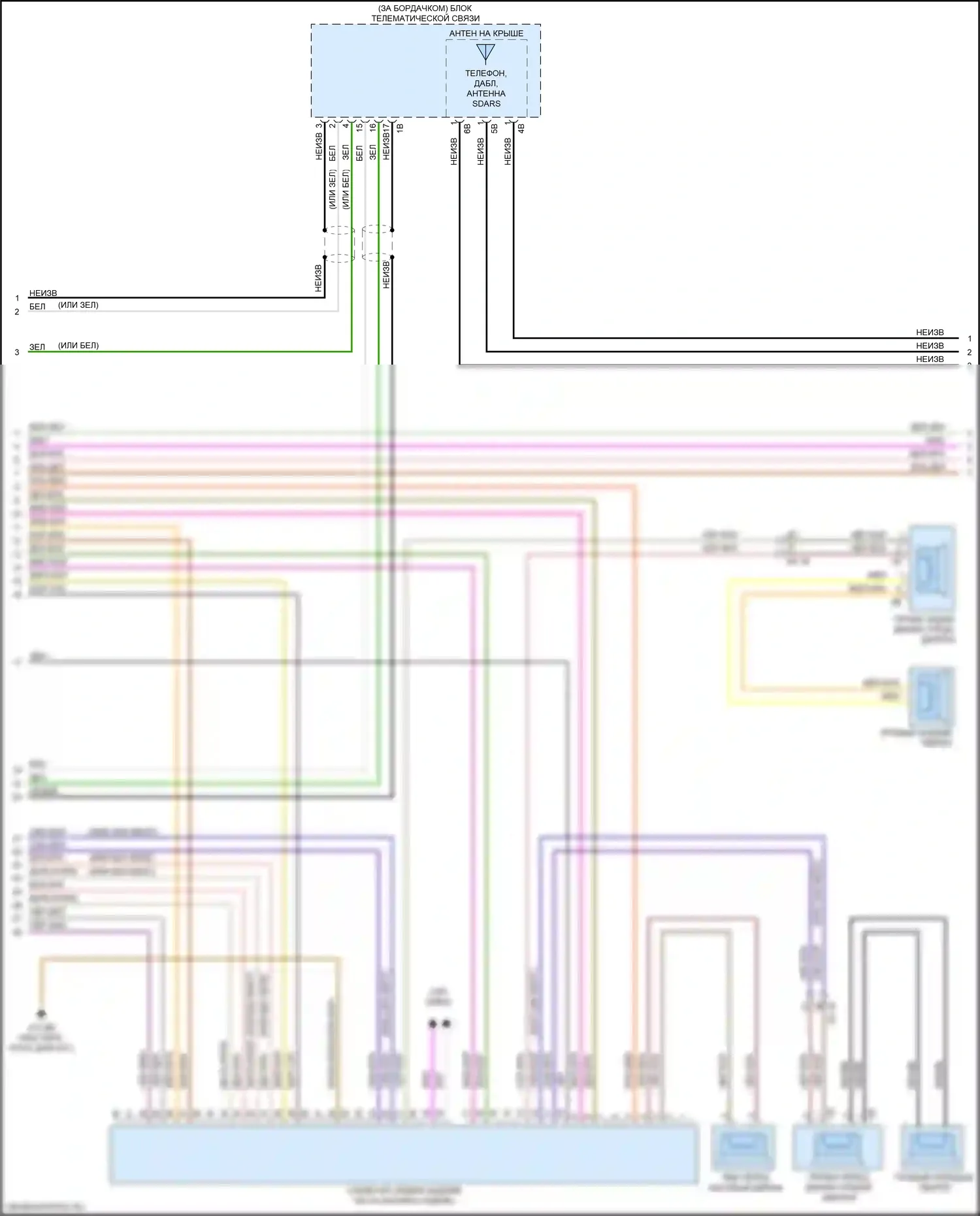 X1 BMW F48 рестайлинг (2019-2023): Электросхема навигации, с магнитолой hifi (3 из 5) 