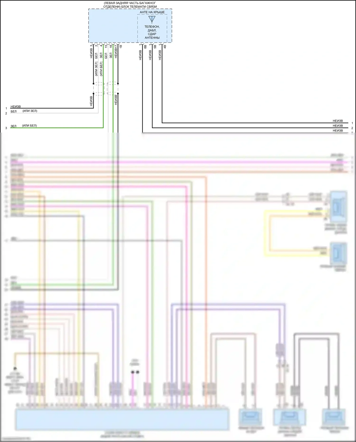 X1 BMW F48 (2015-2019): Электросхема магнитолы hifi (3 из 5) 