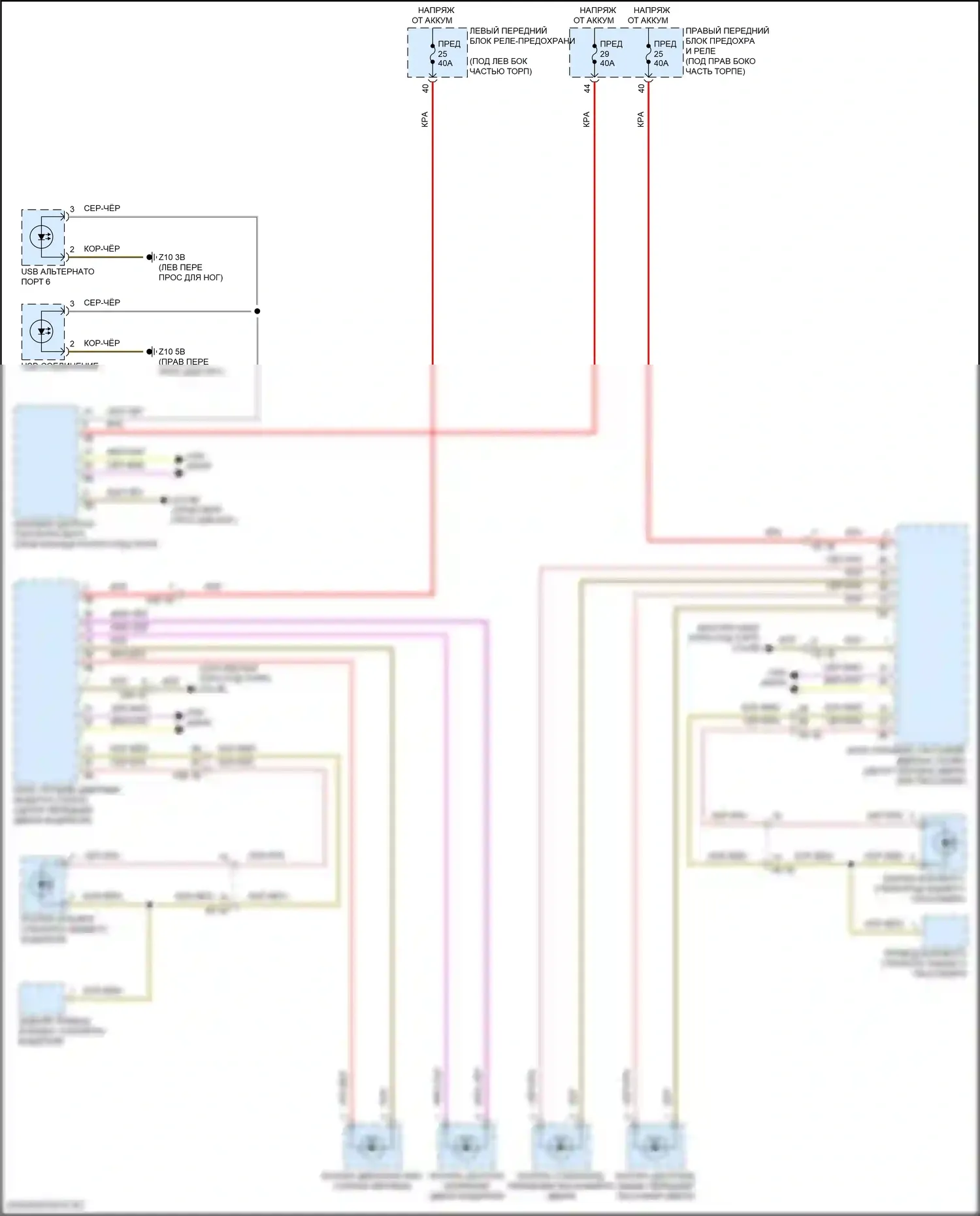 X1 BMW U11/U12 (2022-2024): Электросхема подсветки приборной панели 