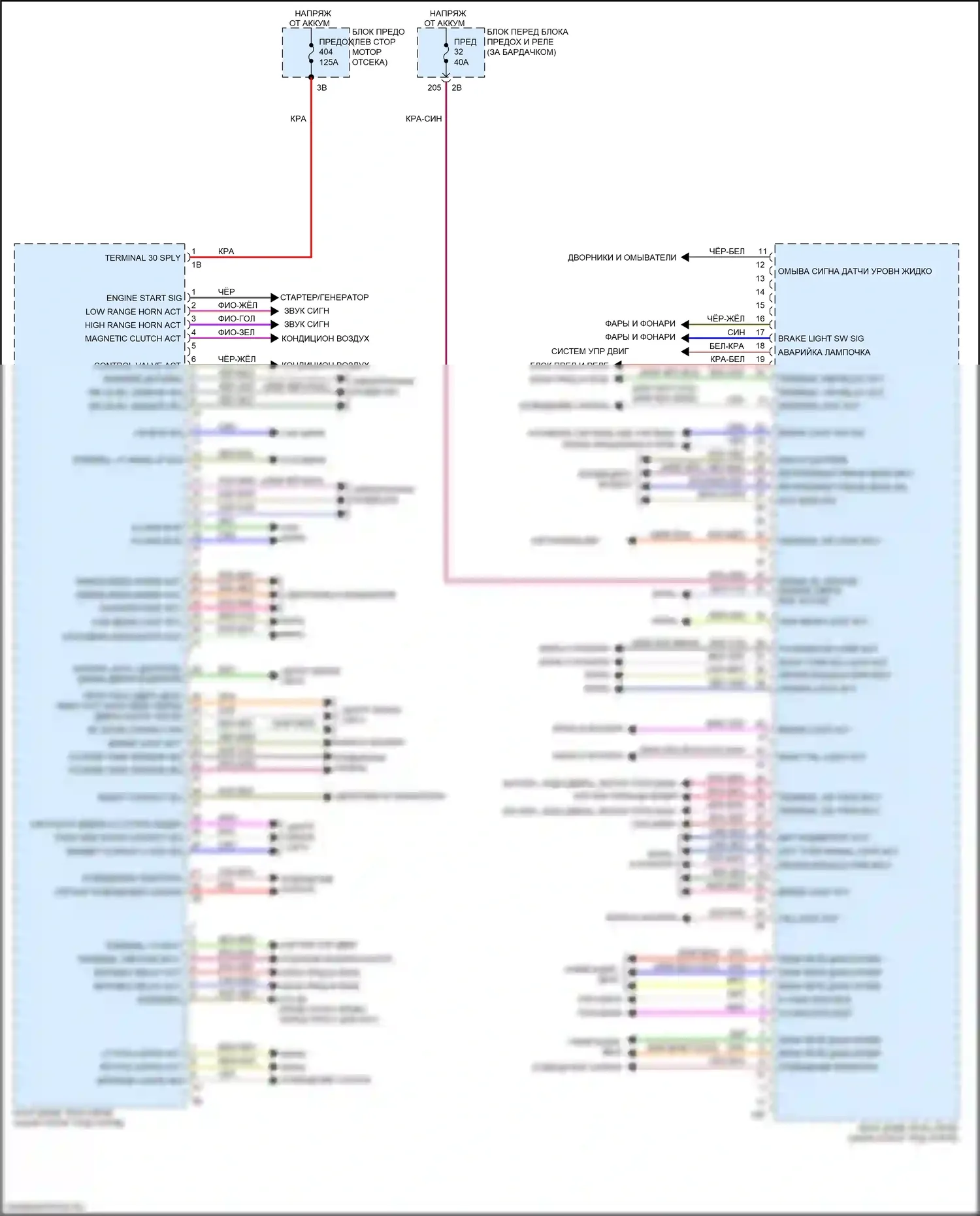X2 BMW F39 (2017-2023): Электросхема блоков управления кузовом (1 из 4) 