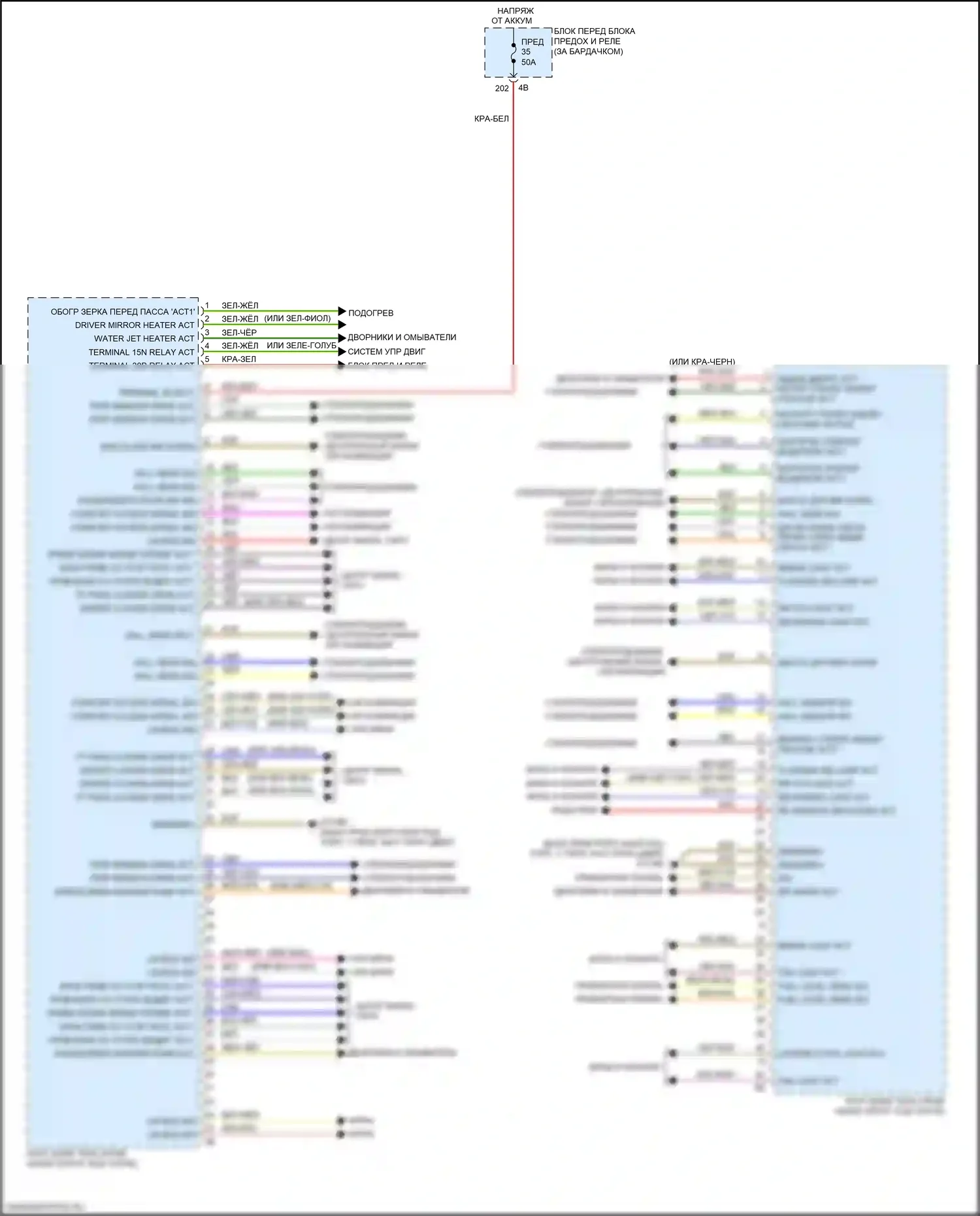 X2 BMW F39 (2017-2023): Электросхема блоков управления кузовом (2 из 4) 
