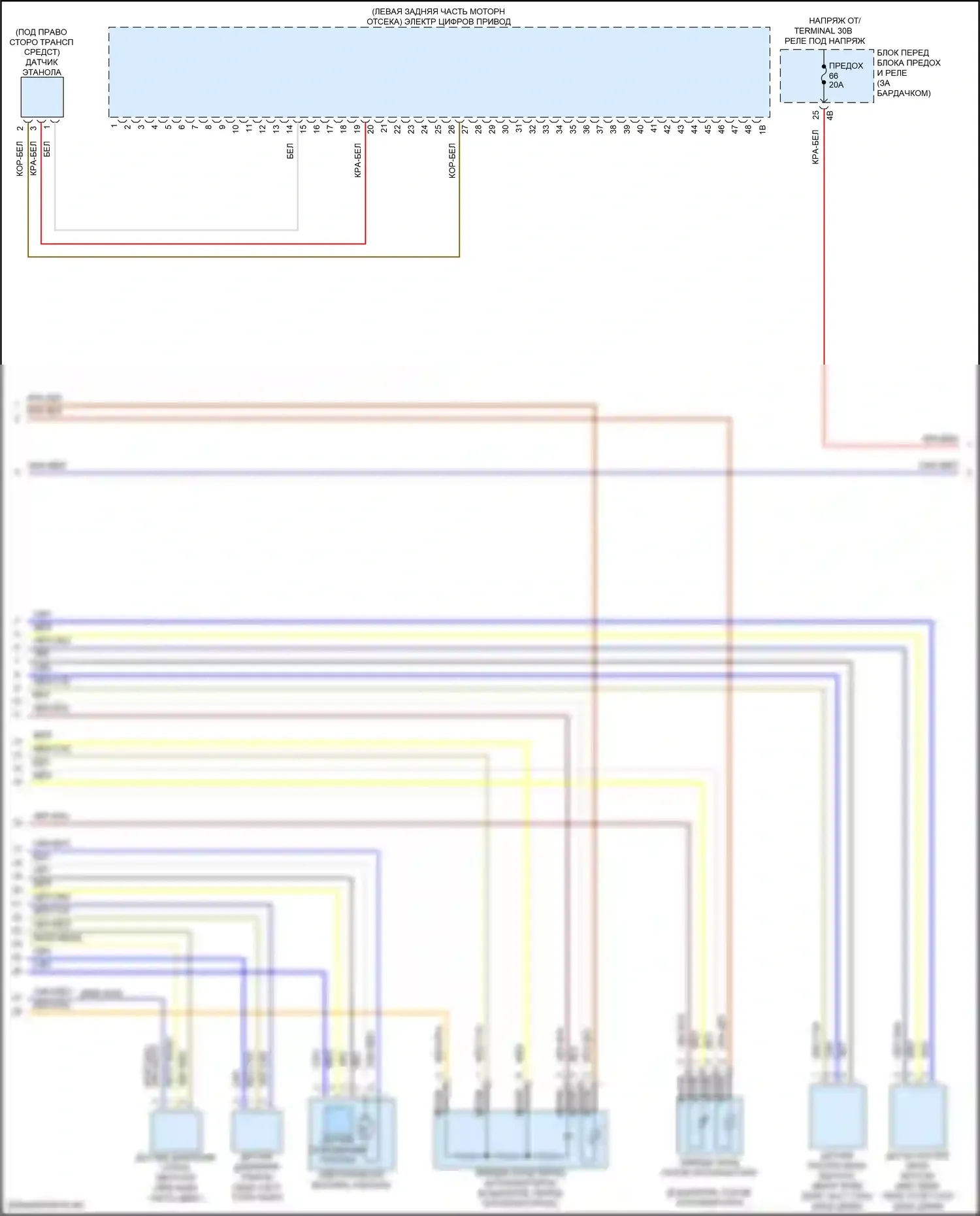 X2 BMW F39 (2017-2023): Электросхема двигателя 2.0л турбо (5 из 6) 
