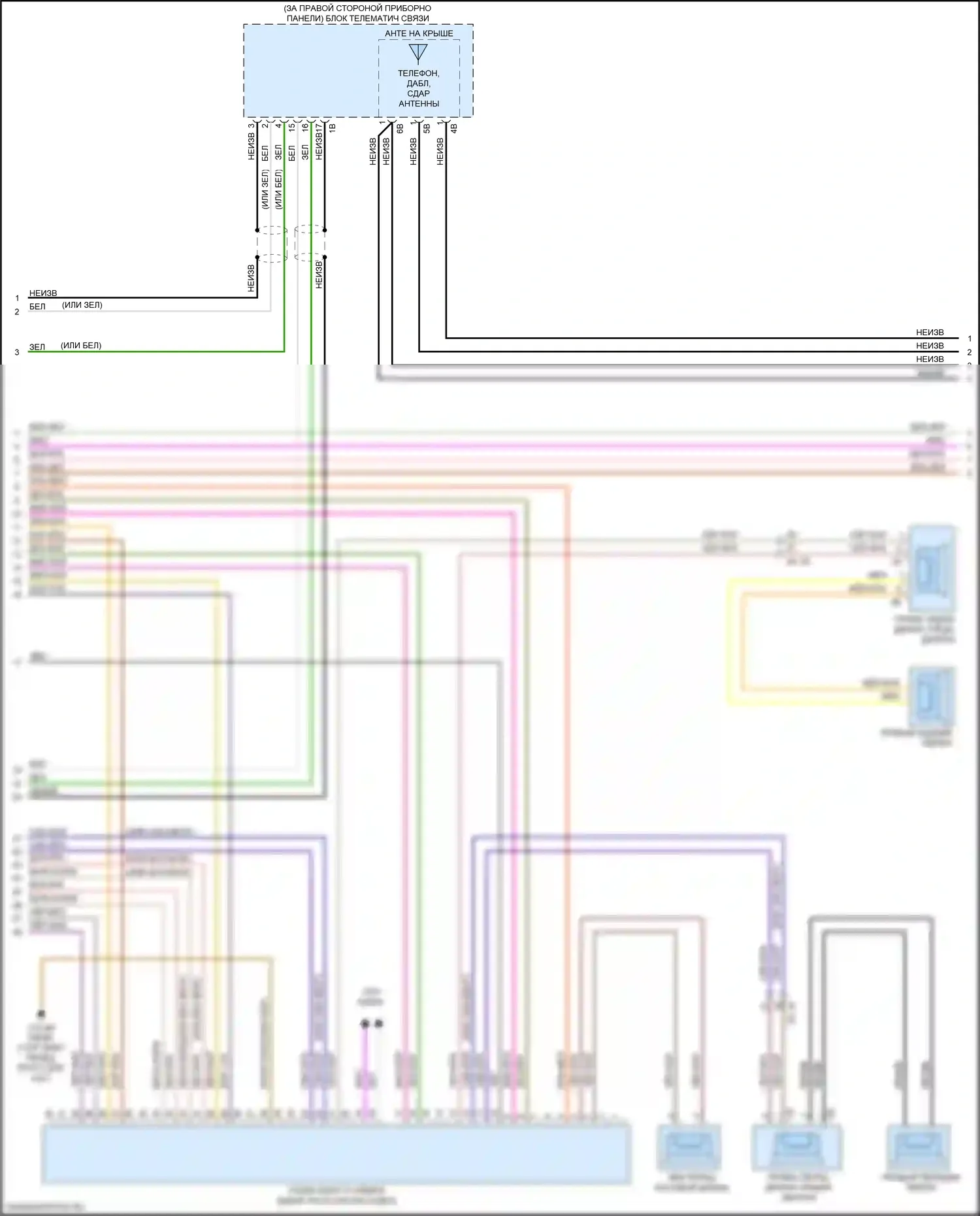X2 BMW F39 (2017-2023): Hifi электросхема магнитолы, без активного звукового оформления (3 из 5) 