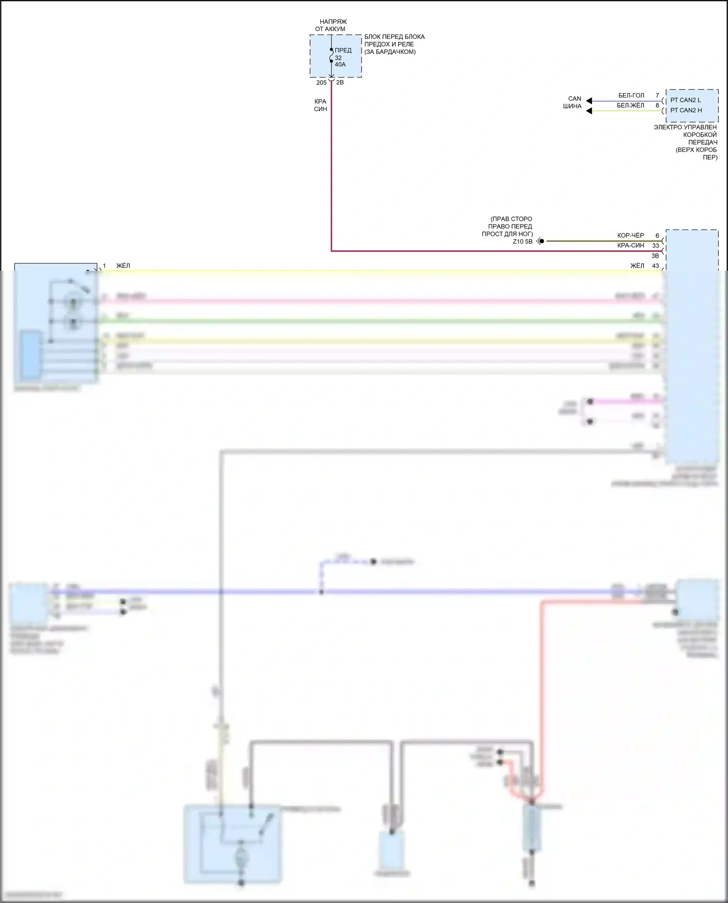 X2 BMW F39 (2017-2023): Электросхема стартера 