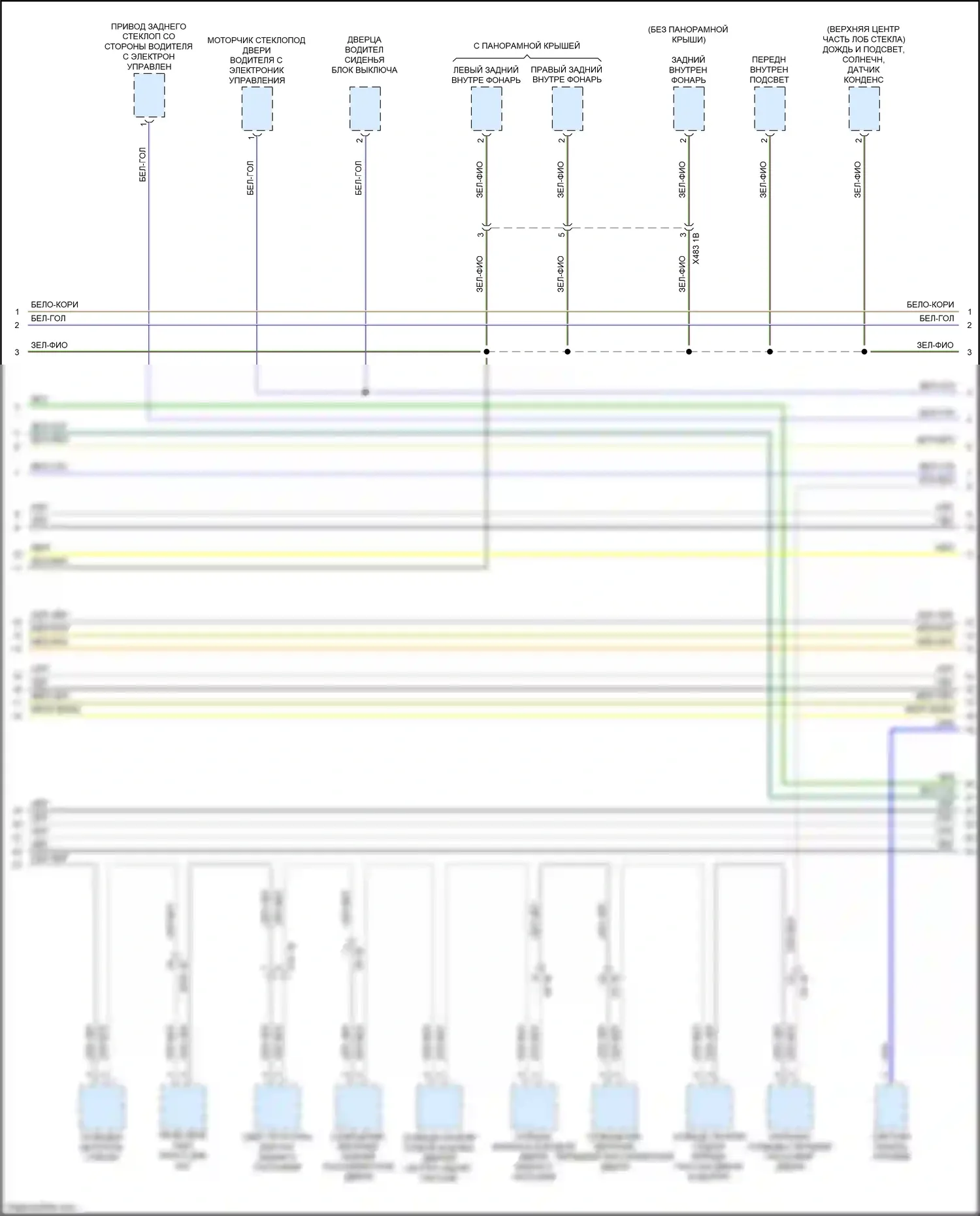 X3 M BMW F97 рестайлинг (2021-2024): Can шина электросхема (8 из 9) 