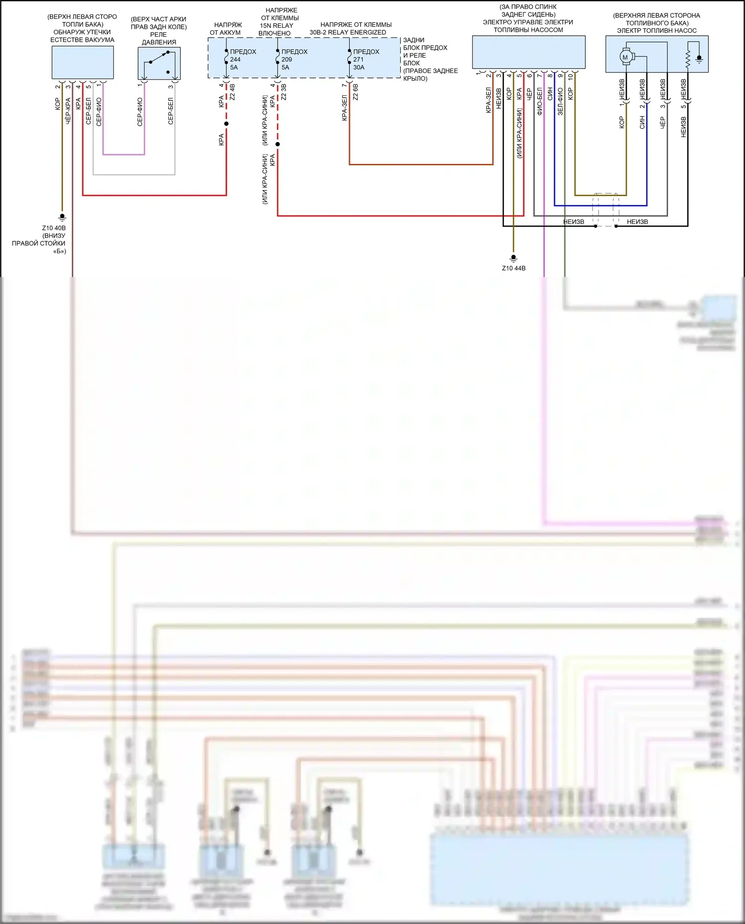 X3 M BMW F97 рестайлинг (2021-2024): Электросхема двигателя 3,0л турбо (6 из 7) 